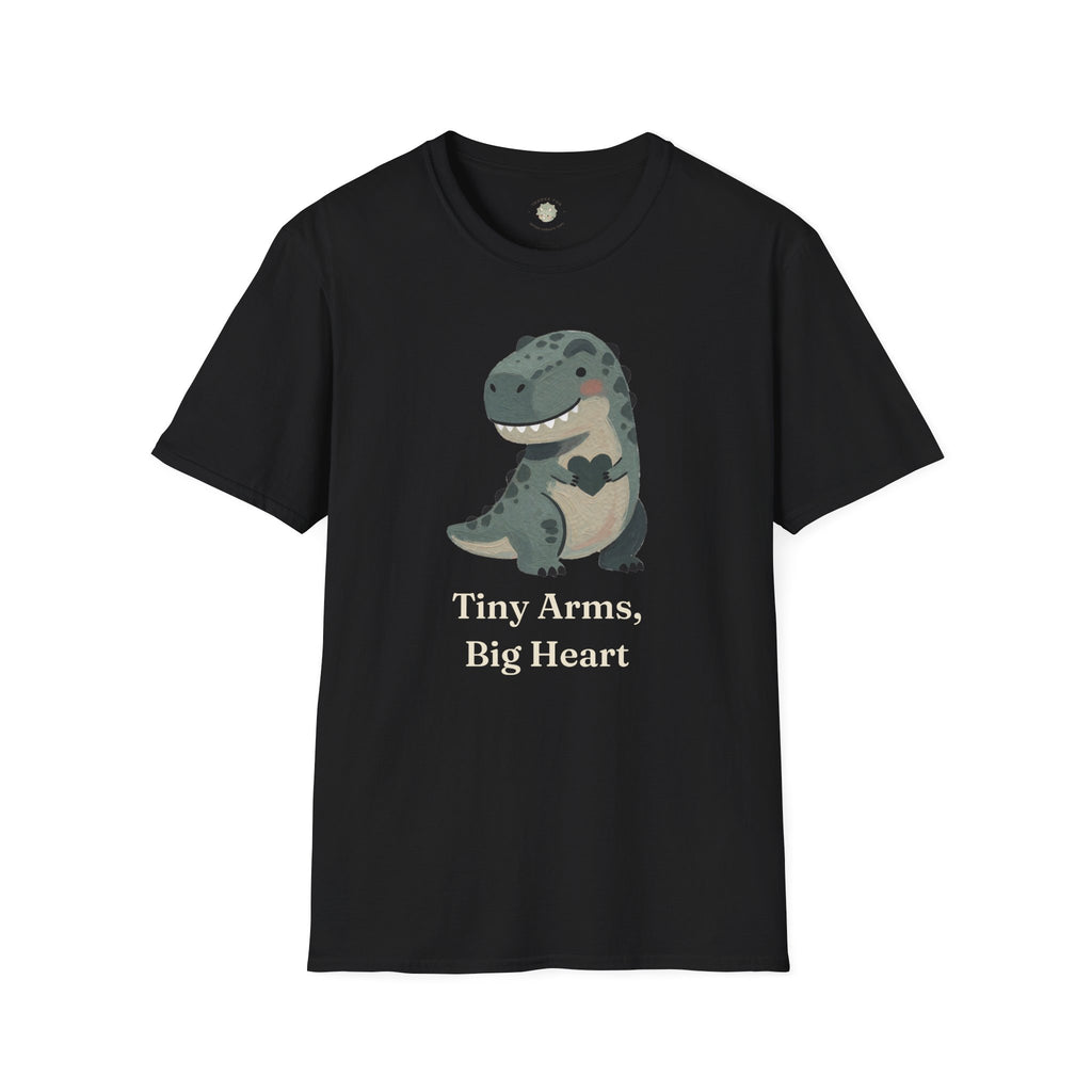 Tiny Arms, Big Heart T-Shirt — Cute Sweet T-Rex Love Graphic Tee