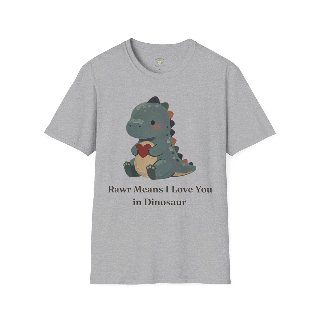 Rawr Means I Love You T-Shirt — Cute Dinosaur Love Graphic Tee