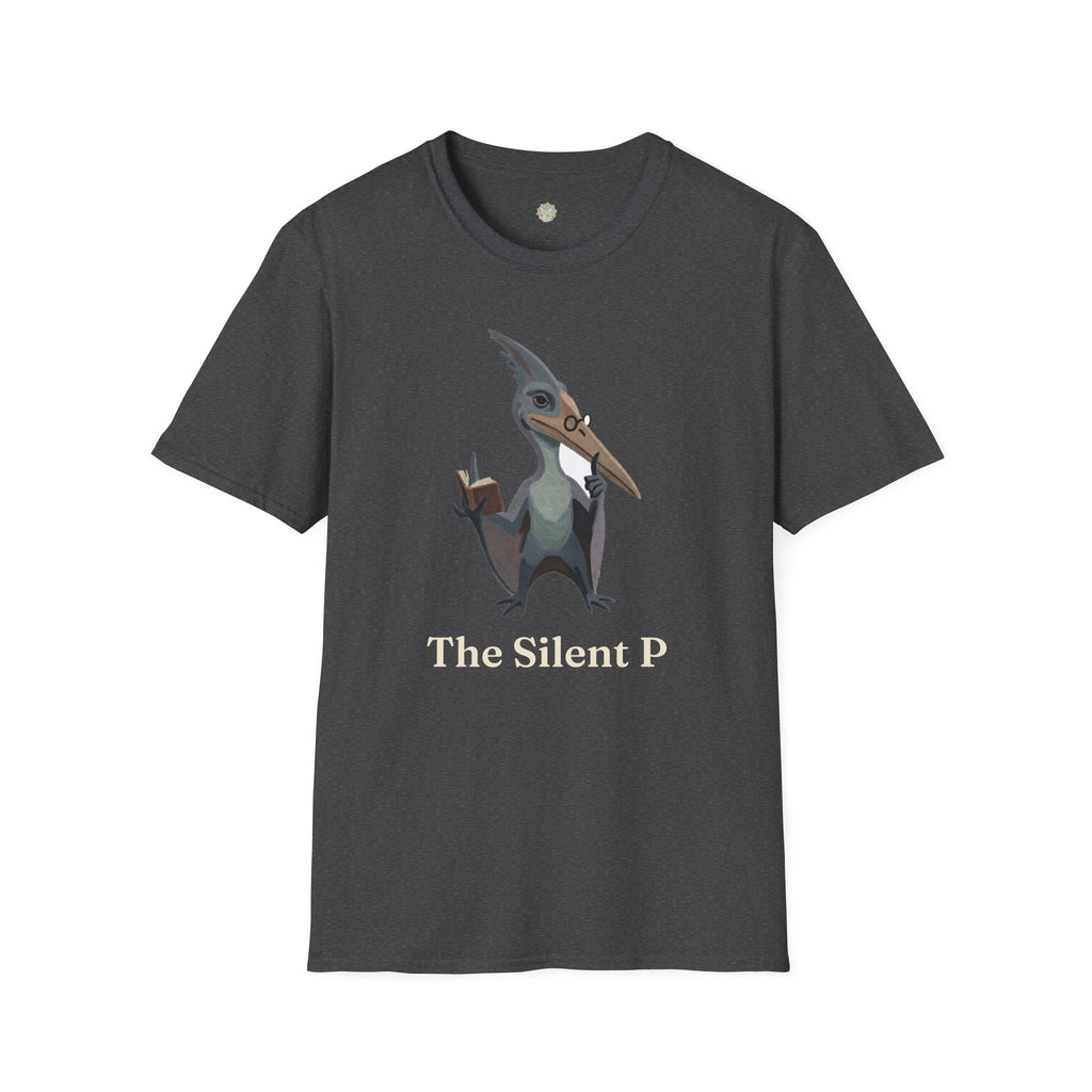 The Silent P T-Shirt — Funny Pterodactyl Grammar Pun Graphic Tee