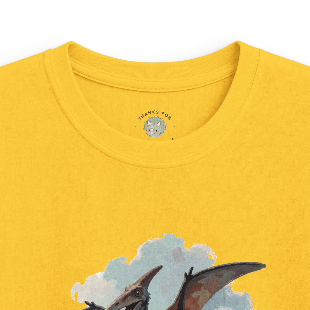 Kids Dino-Soar T-Shirt — Cute Flying Pterodactyl Pun Graphic Tee
