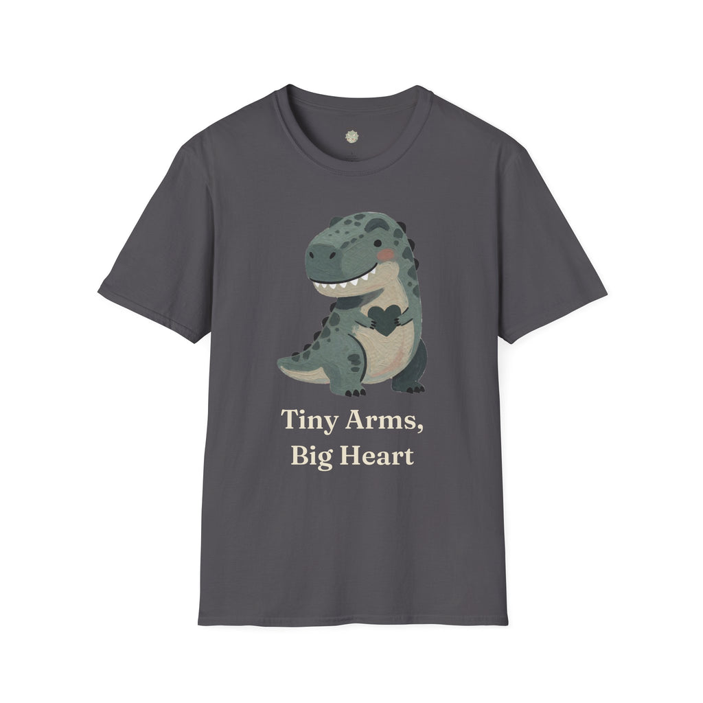 Tiny Arms, Big Heart T-Shirt — Cute Sweet T-Rex Love Graphic Tee