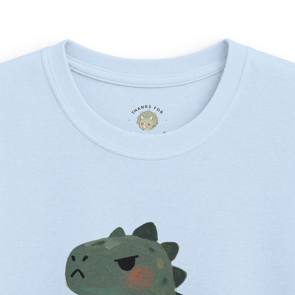Kids Hangry-Saurus T-Shirt — Funny Hungry Grumpy Dinosaur Graphic Tee