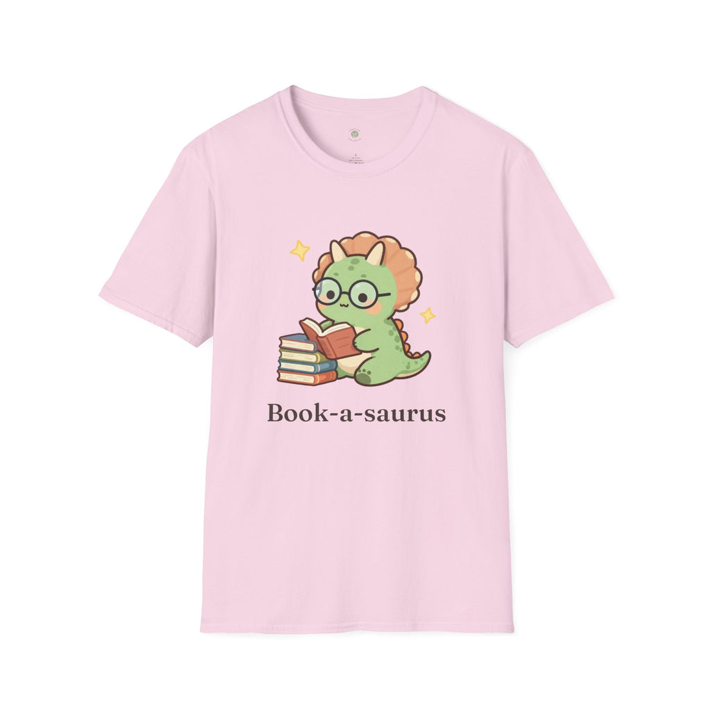 Book-a-saurus T-Shirt — Cute Reading Dinosaur Book Lover Graphic Tee