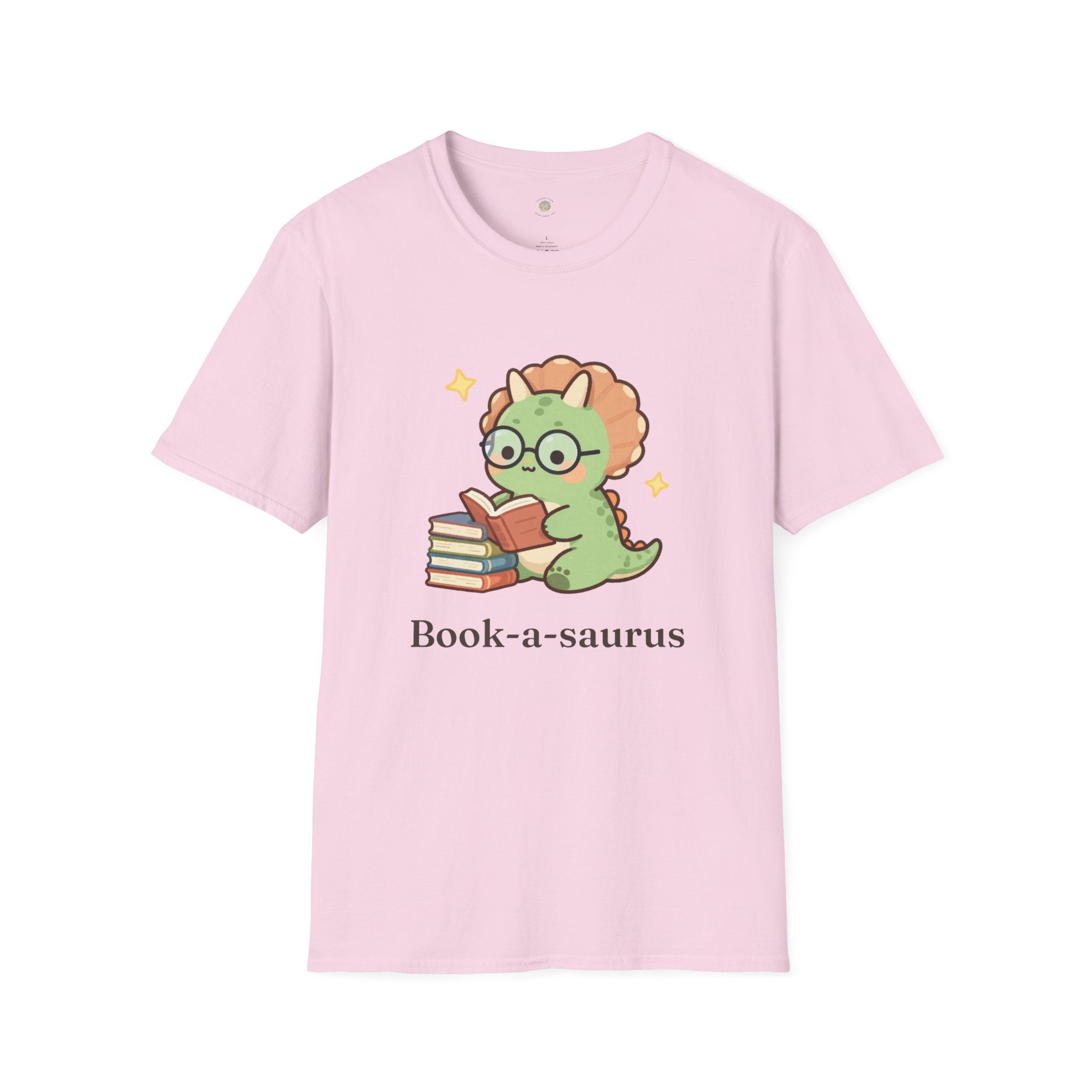 Book-a-saurus T-Shirt — Cute Reading Dinosaur Book Lover Graphic Tee