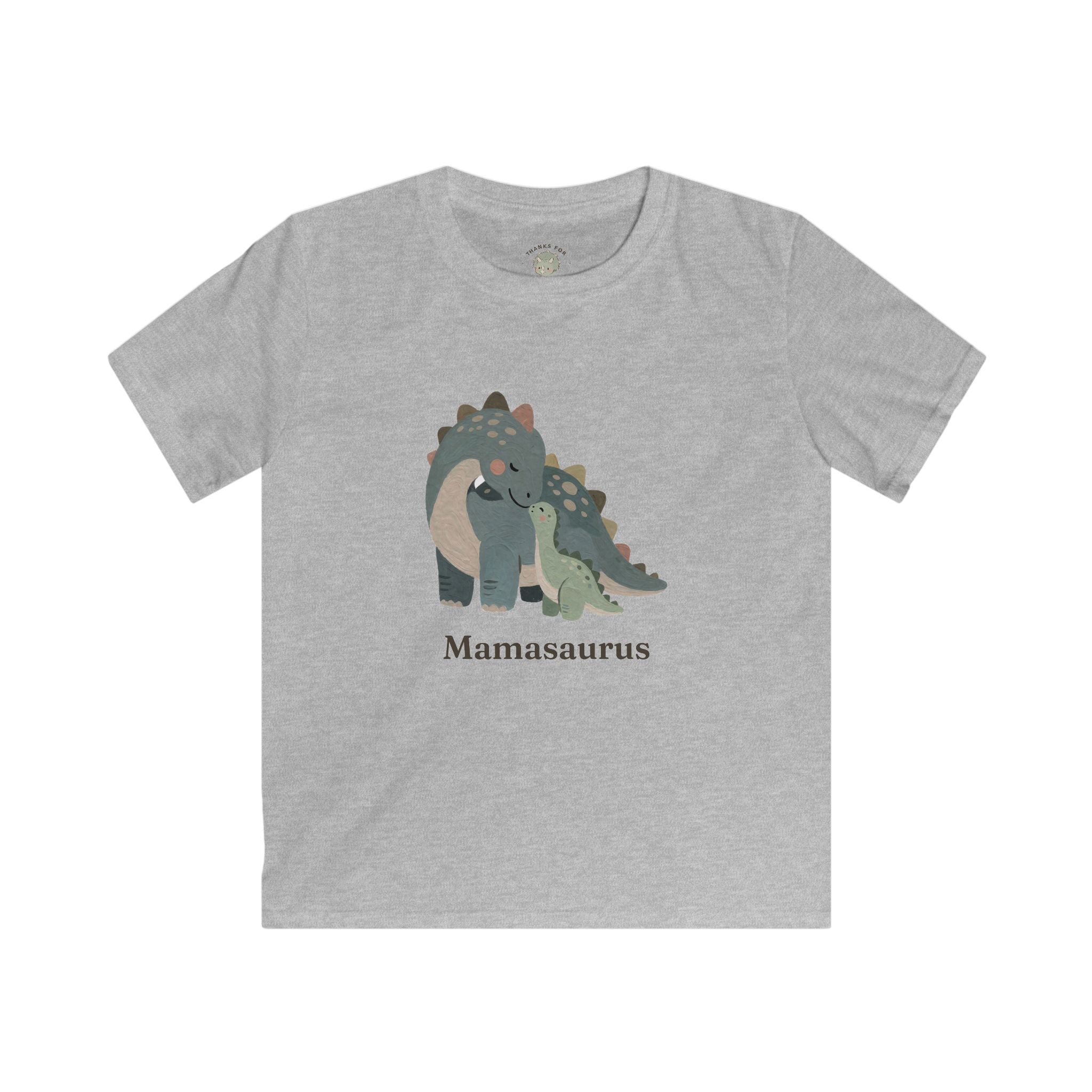 Kids Mamasaurus T-Shirt — Cute Dinosaur Mom Mother's Day Graphic Tee