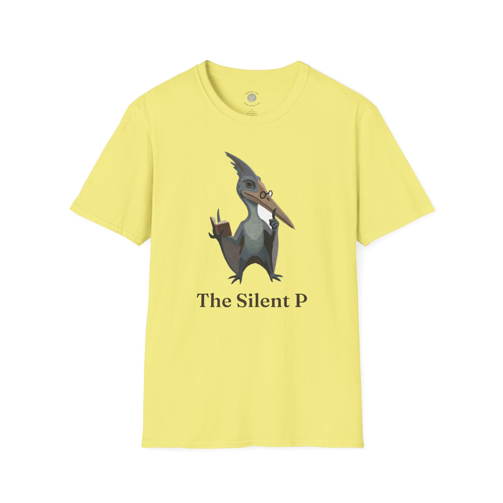 The Silent P T-Shirt — Funny Pterodactyl Grammar Pun Graphic Tee