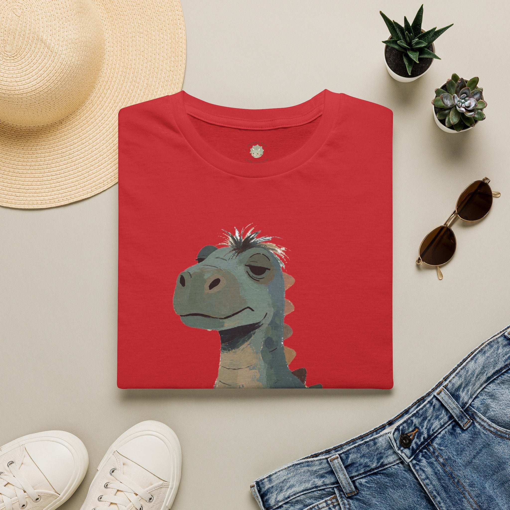 Not a Morning Dino T-Shirt — Funny Sleepy Dinosaur Graphic Tee