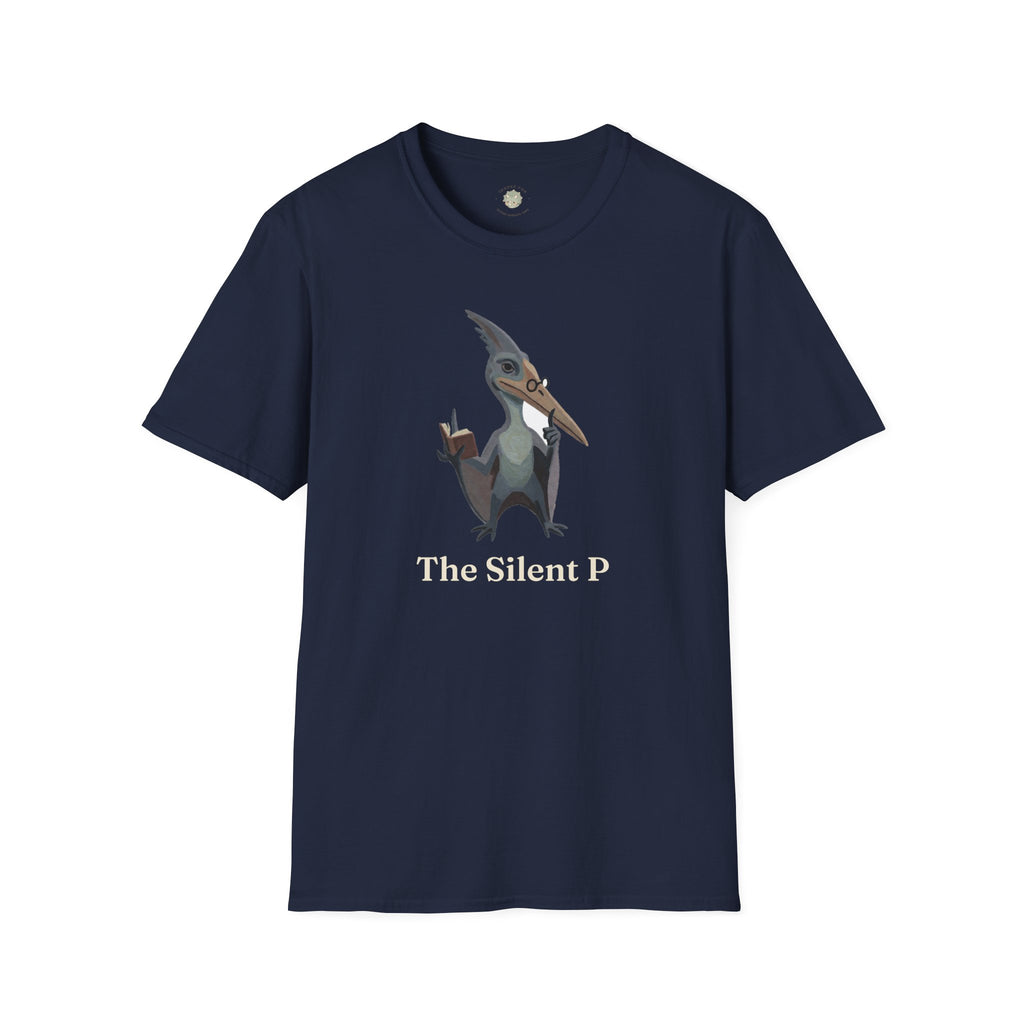 The Silent P T-Shirt — Funny Pterodactyl Grammar Pun Graphic Tee