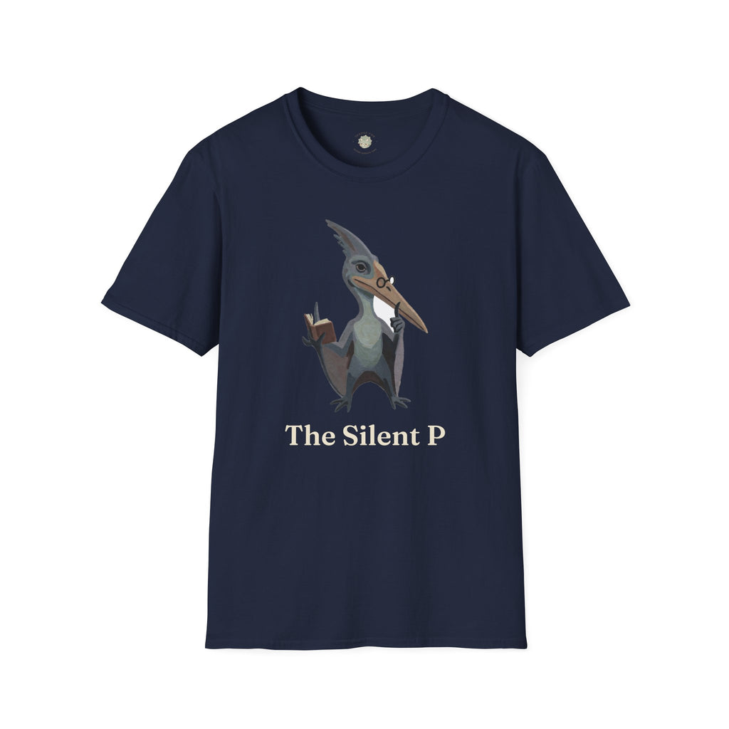 The Silent P T-Shirt — Funny Pterodactyl Grammar Pun Graphic Tee