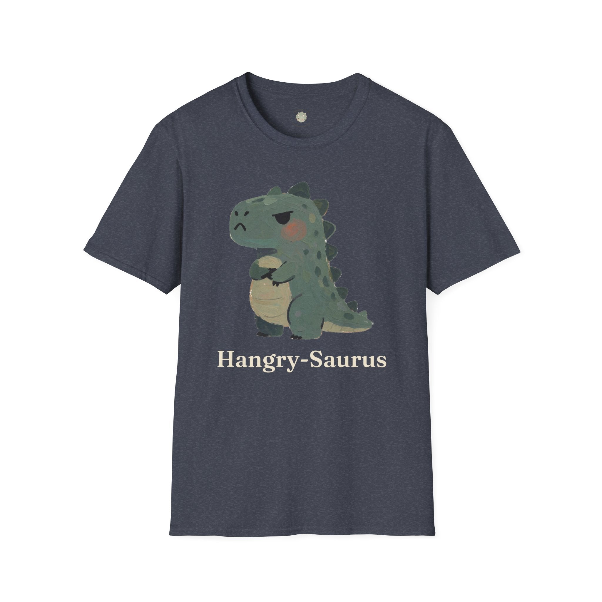 Hangry-Saurus T-Shirt — Funny Hungry Grumpy Dinosaur Graphic Tee