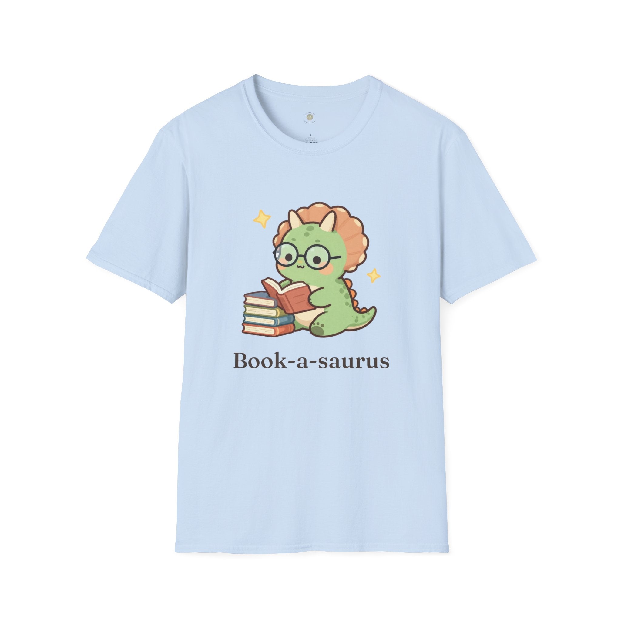 Book-a-saurus T-Shirt — Cute Reading Dinosaur Book Lover Graphic Tee
