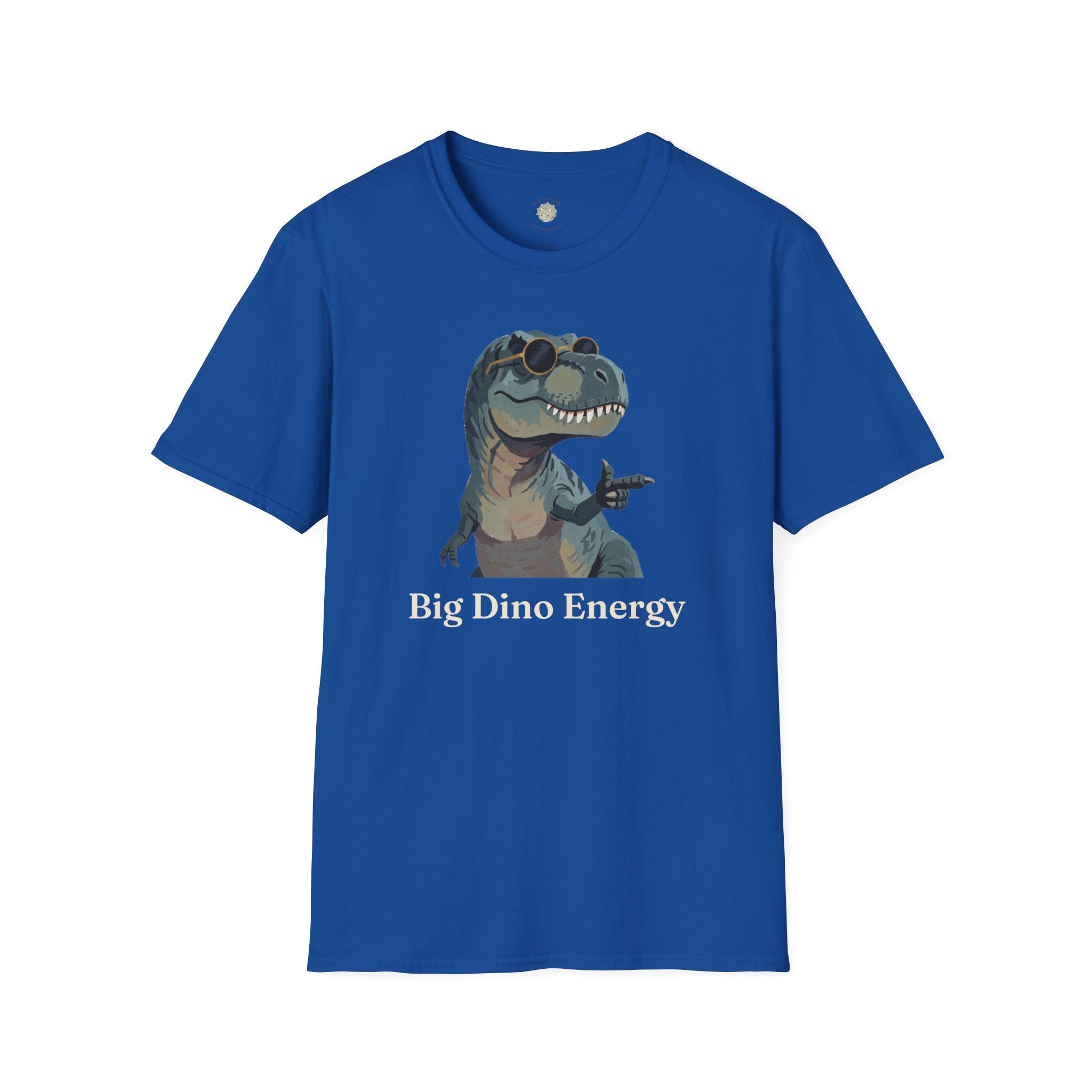 Big Dino Energy T-Shirt — Funny Confident Cool Dinosaur Graphic Tee