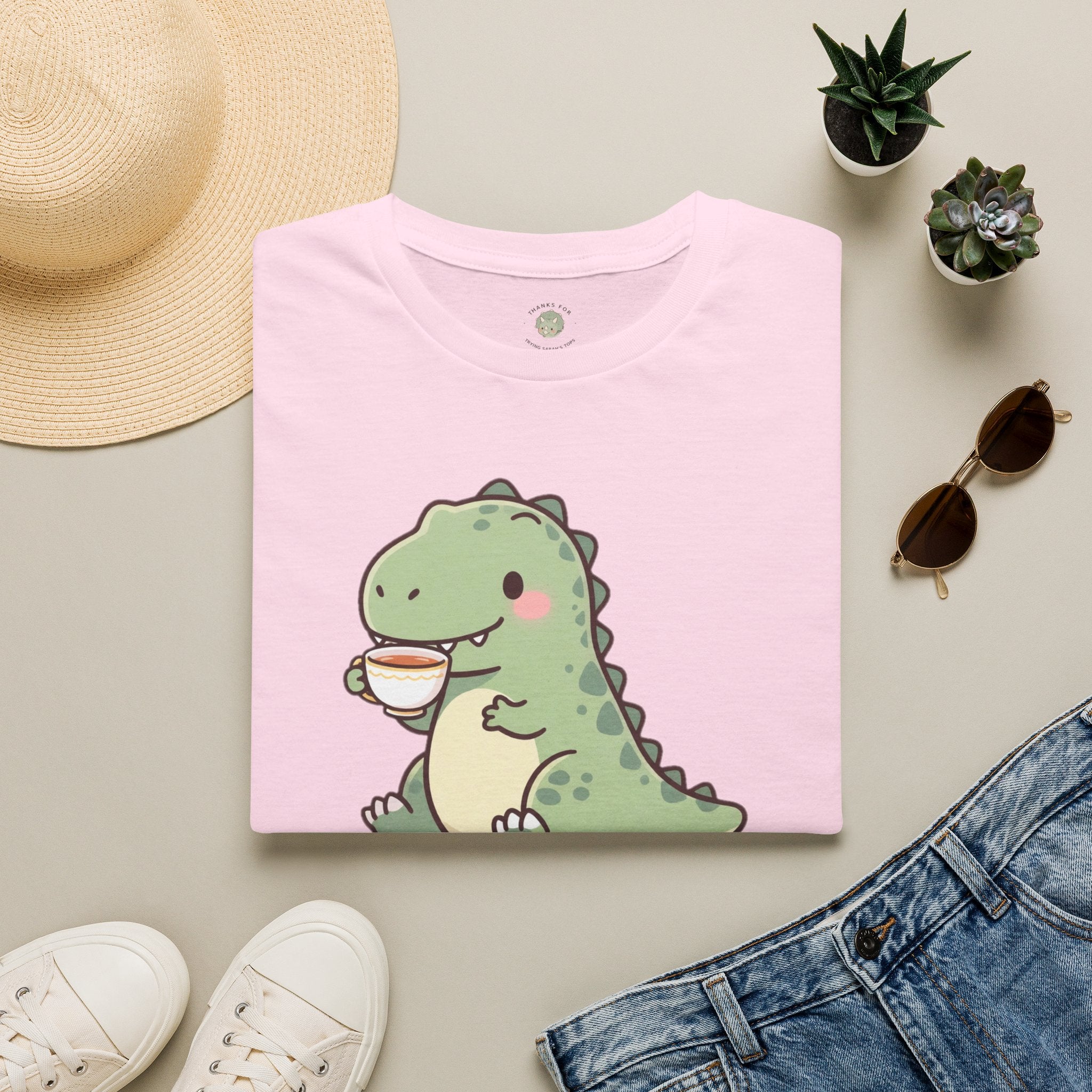 Tea Rex T-Shirt — Cute Dinosaur Tea Lover Graphic Tee