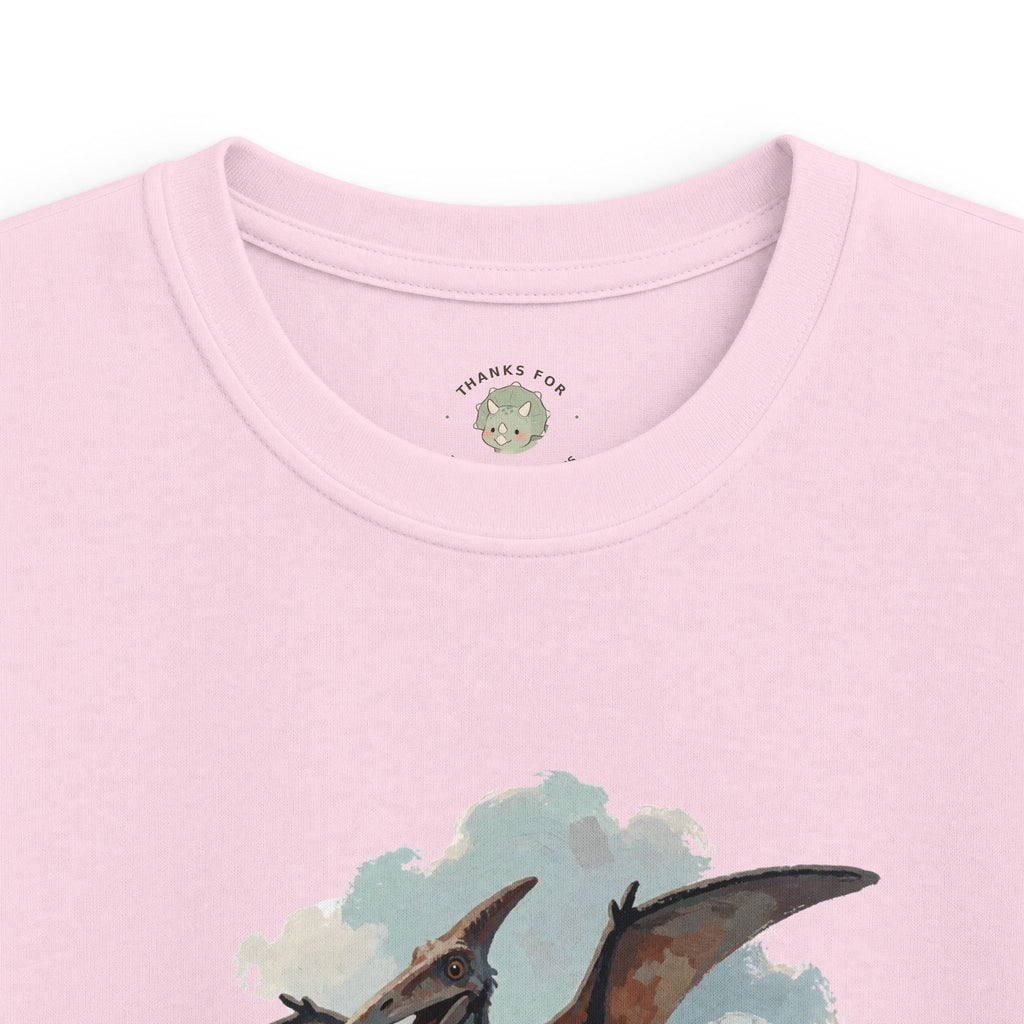 Kids Dino-Soar T-Shirt — Cute Flying Pterodactyl Pun Graphic Tee