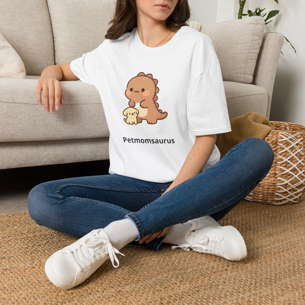 Personalized Fur Parent Dinosaur T-Shirt — Custom Name Pet Lover Tee