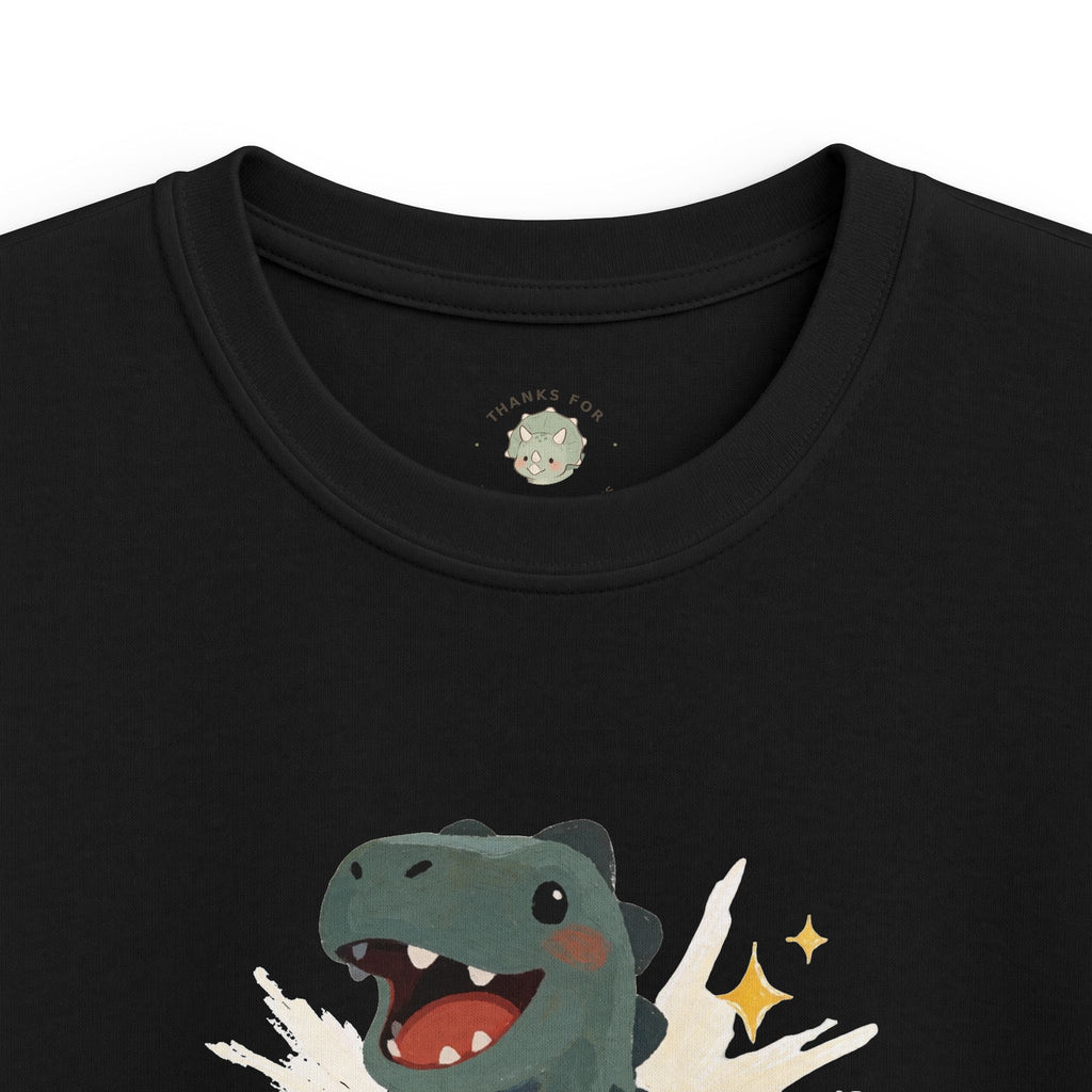 Kids Dino-Mite T-Shirt — Cute Cheerful Dinosaur Pun Graphic Tee