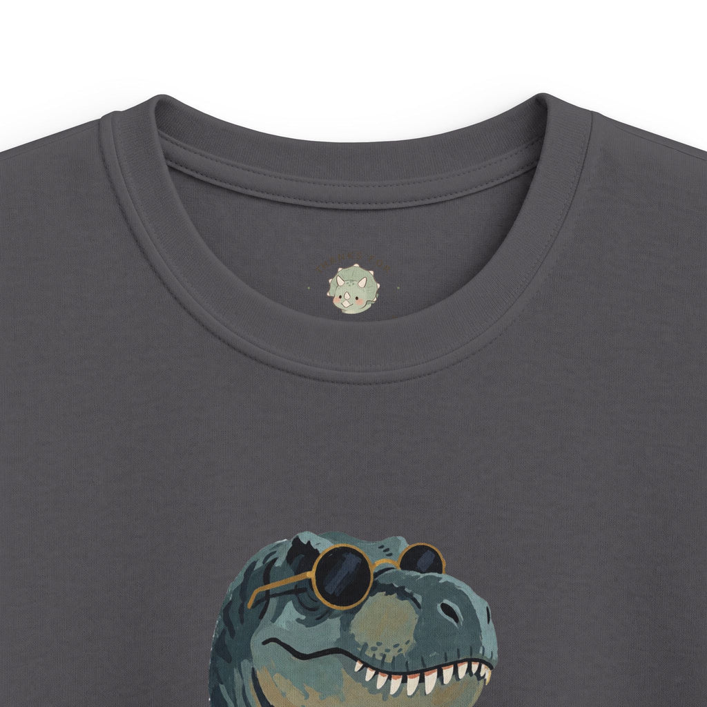 Kids Big Dino Energy T-Shirt — Funny Confident Cool Dinosaur Graphic Tee