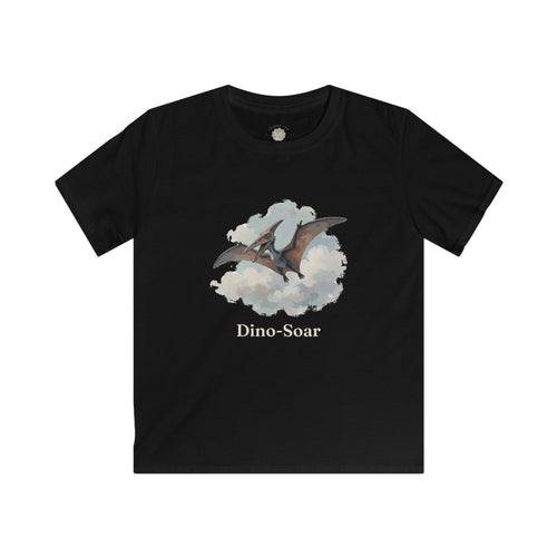 Kids Dino-Soar T-Shirt — Cute Flying Pterodactyl Pun Graphic Tee