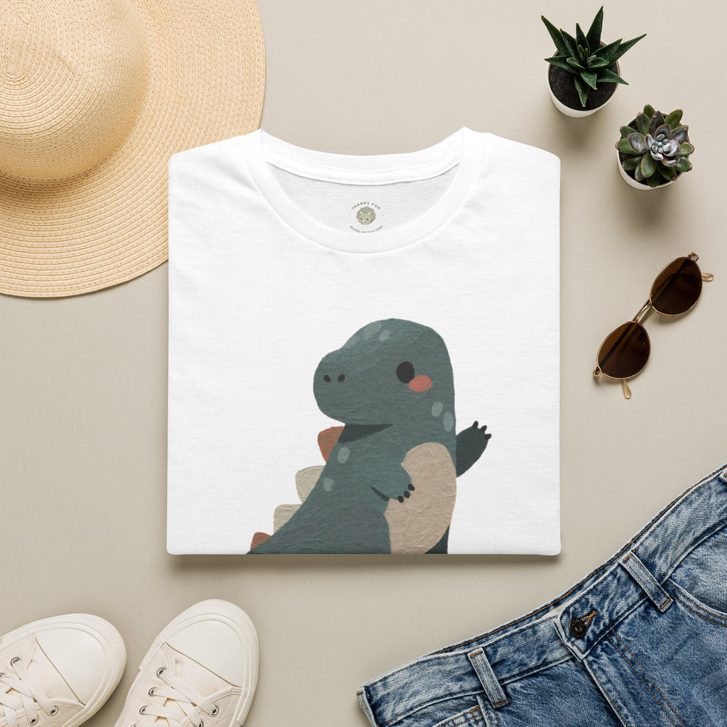 Rawrkward T-Shirt — Funny Awkward Shy Dinosaur Graphic Tee