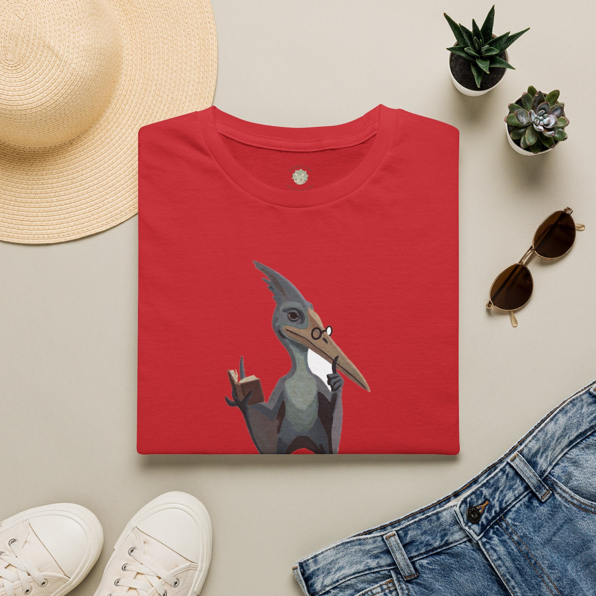 The Silent P T-Shirt — Funny Pterodactyl Grammar Pun Graphic Tee