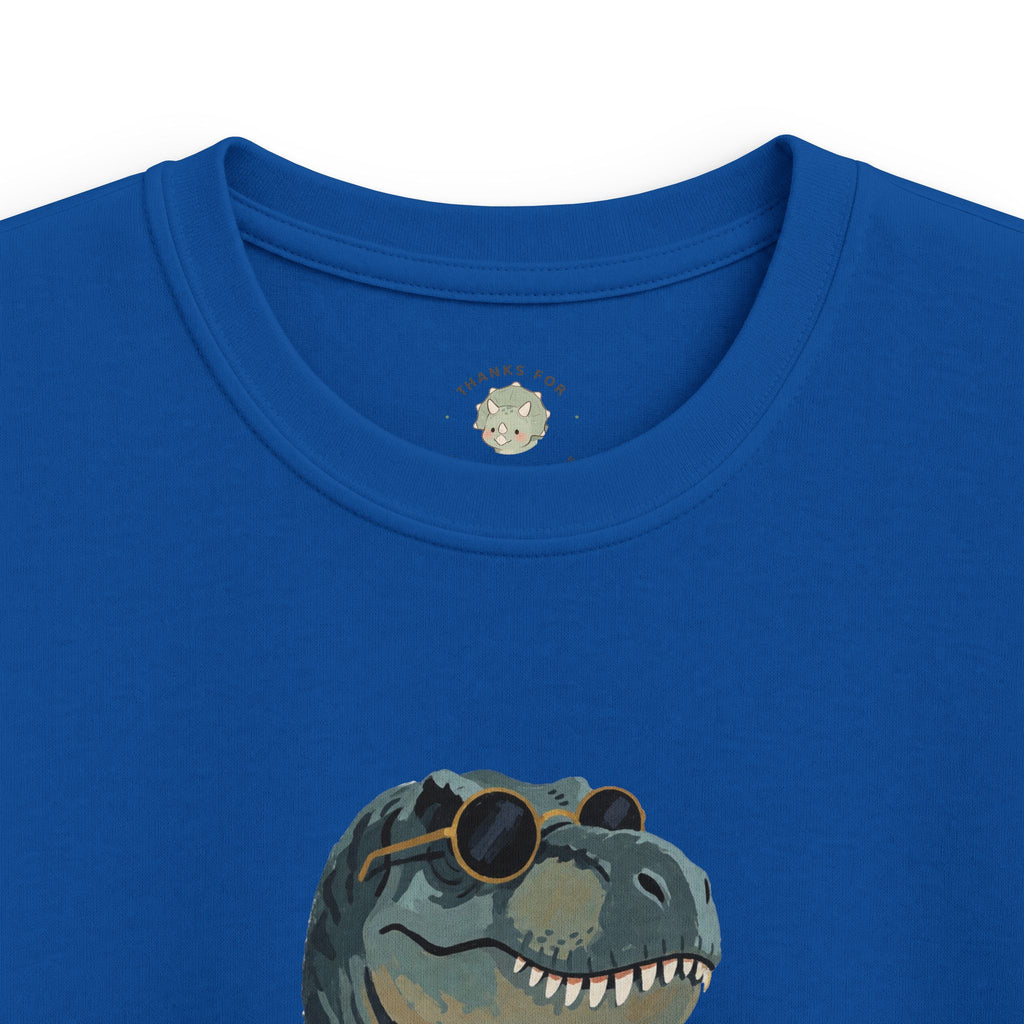Kids Big Dino Energy T-Shirt — Funny Confident Cool Dinosaur Graphic Tee