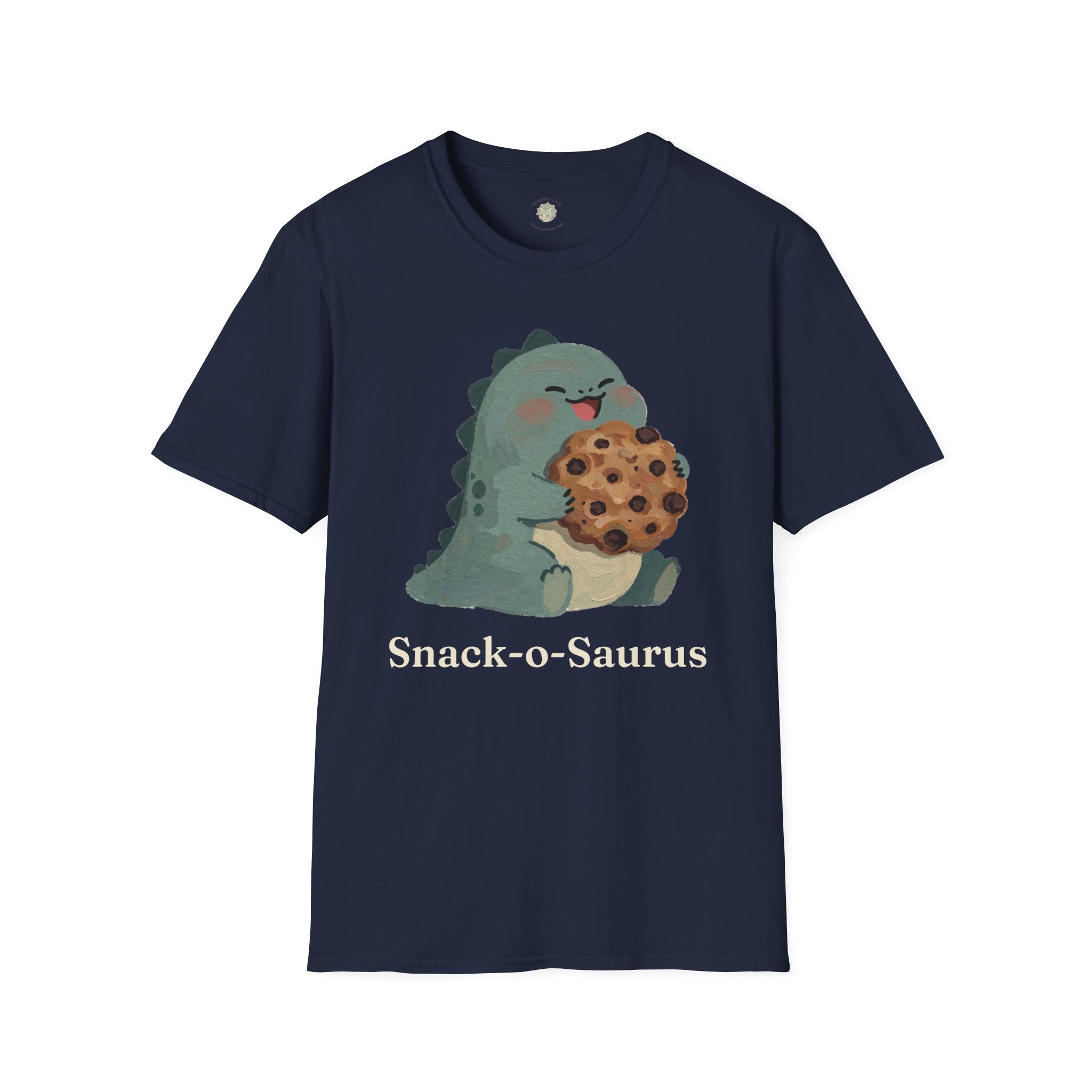 Snack-o-Saurus T-Shirt — Cute Cookie Dinosaur Snack Graphic Tee