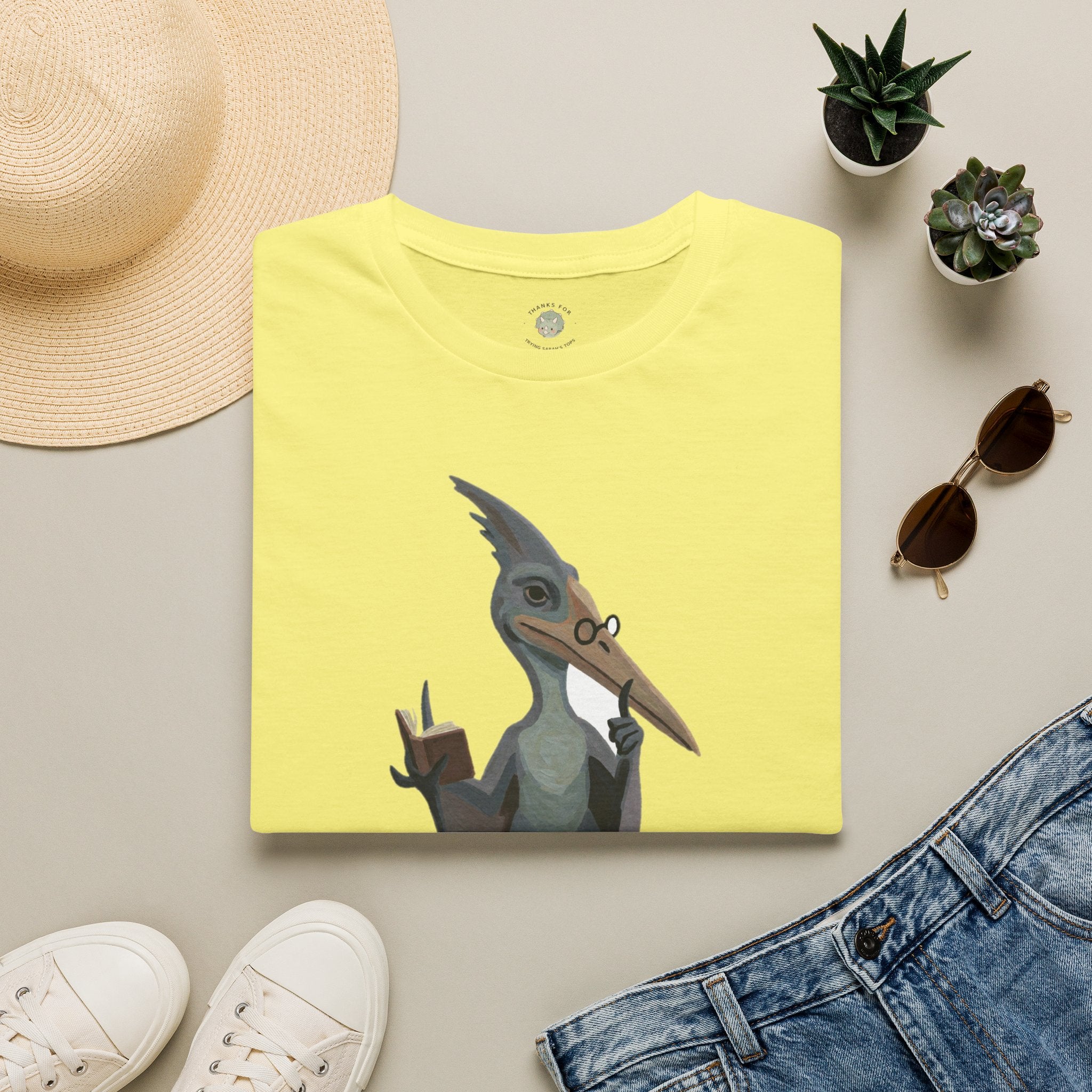 The Silent P T-Shirt — Funny Pterodactyl Grammar Pun Graphic Tee