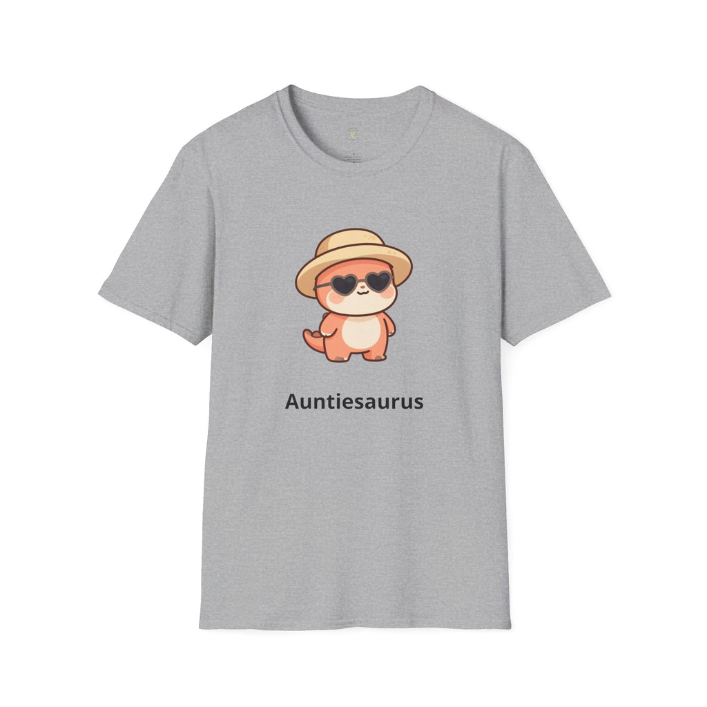Personalized Auntie Dinosaur T-Shirt — Custom Name Gift Tee