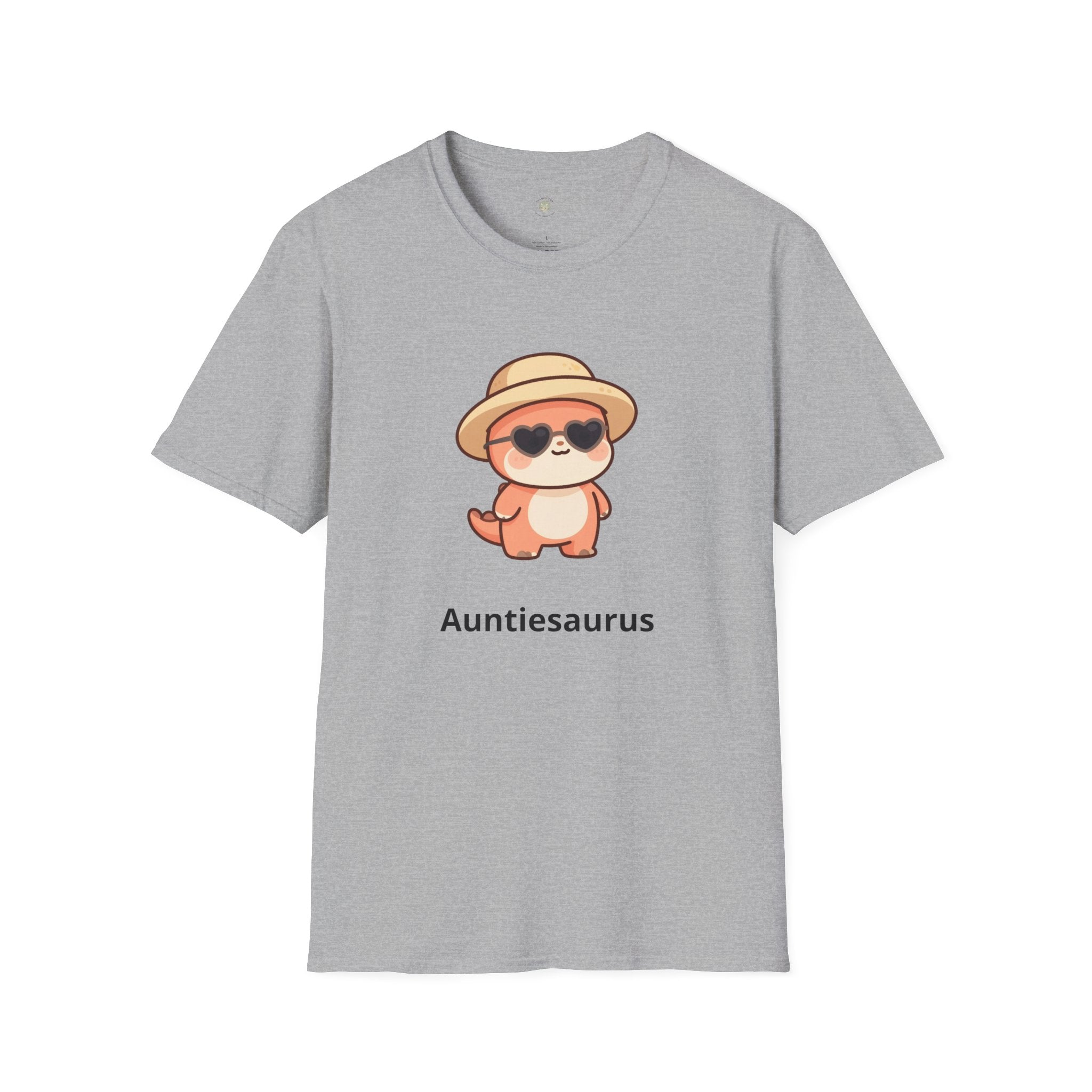 Personalized Auntie Dinosaur T-Shirt — Custom Name Gift Tee