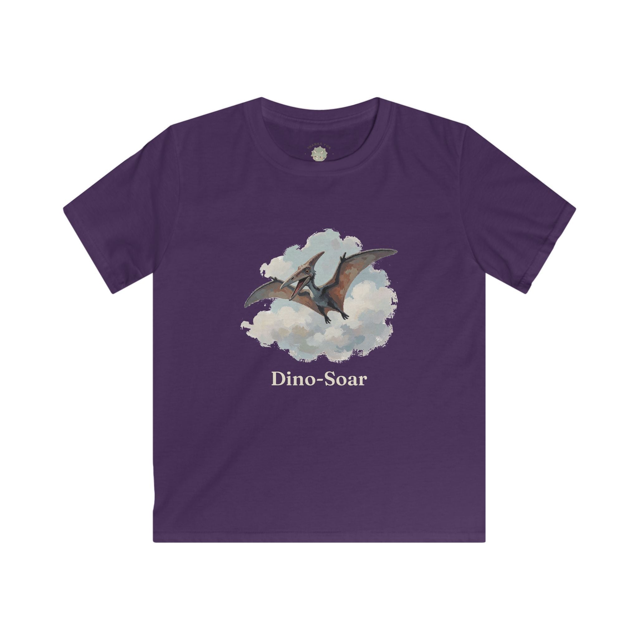Kids Dino-Soar T-Shirt — Cute Flying Pterodactyl Pun Graphic Tee