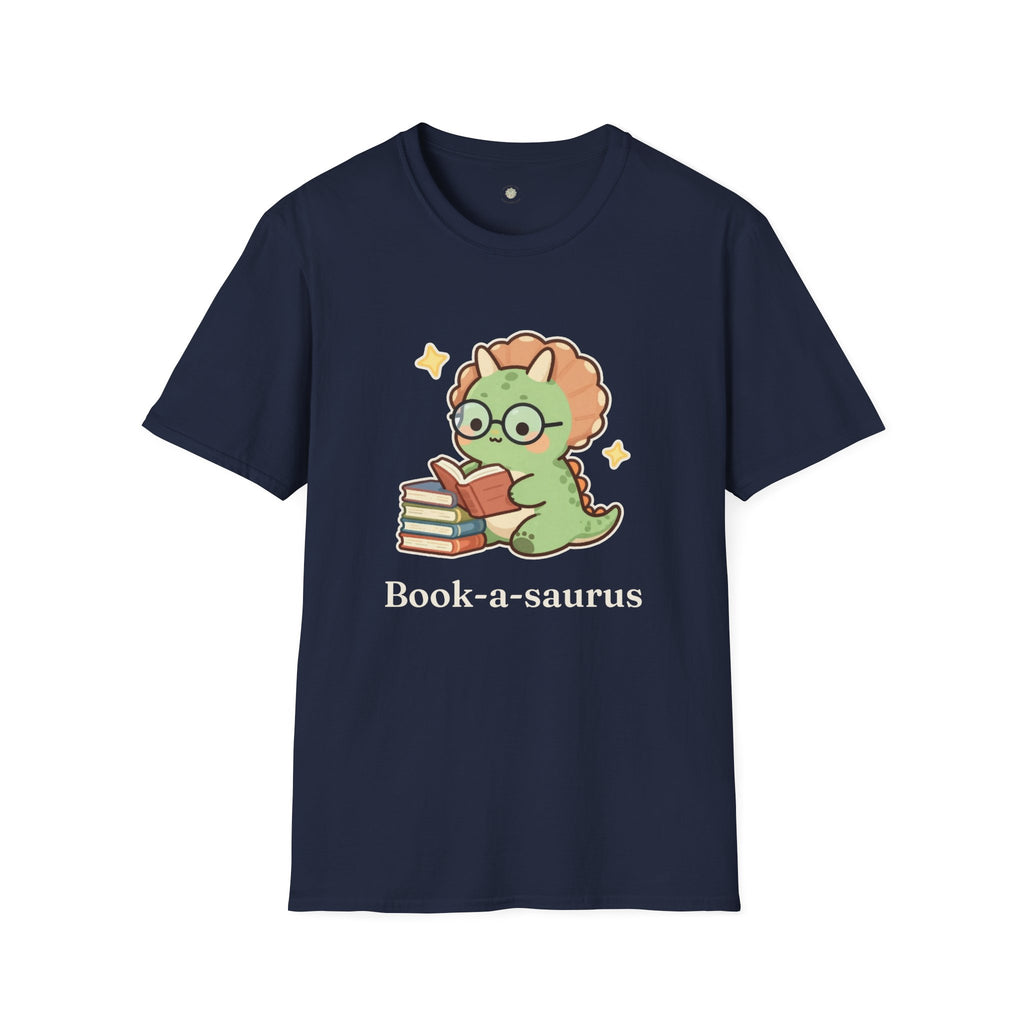 Book-a-saurus T-Shirt — Cute Reading Dinosaur Book Lover Graphic Tee