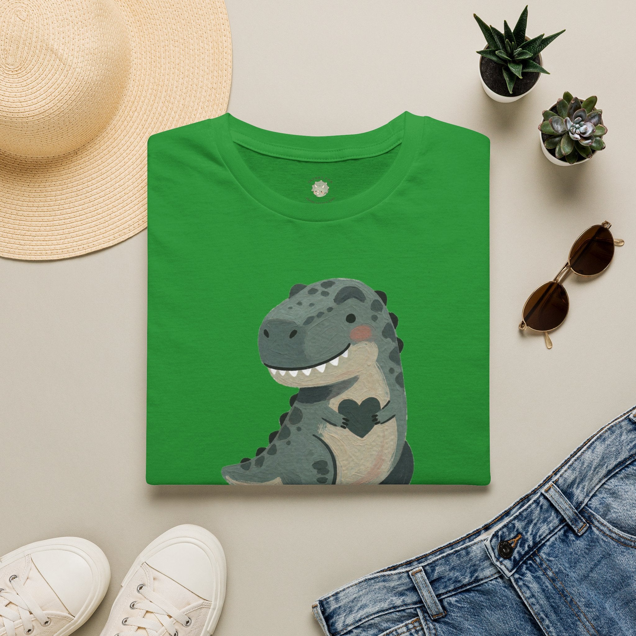 Tiny Arms, Big Heart T-Shirt — Cute Sweet T-Rex Love Graphic Tee