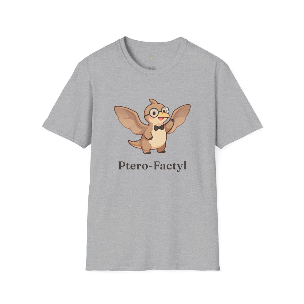 Ptero-Factyl T-Shirt — Funny Fun Facts Pterodactyl Dinosaur Graphic Tee