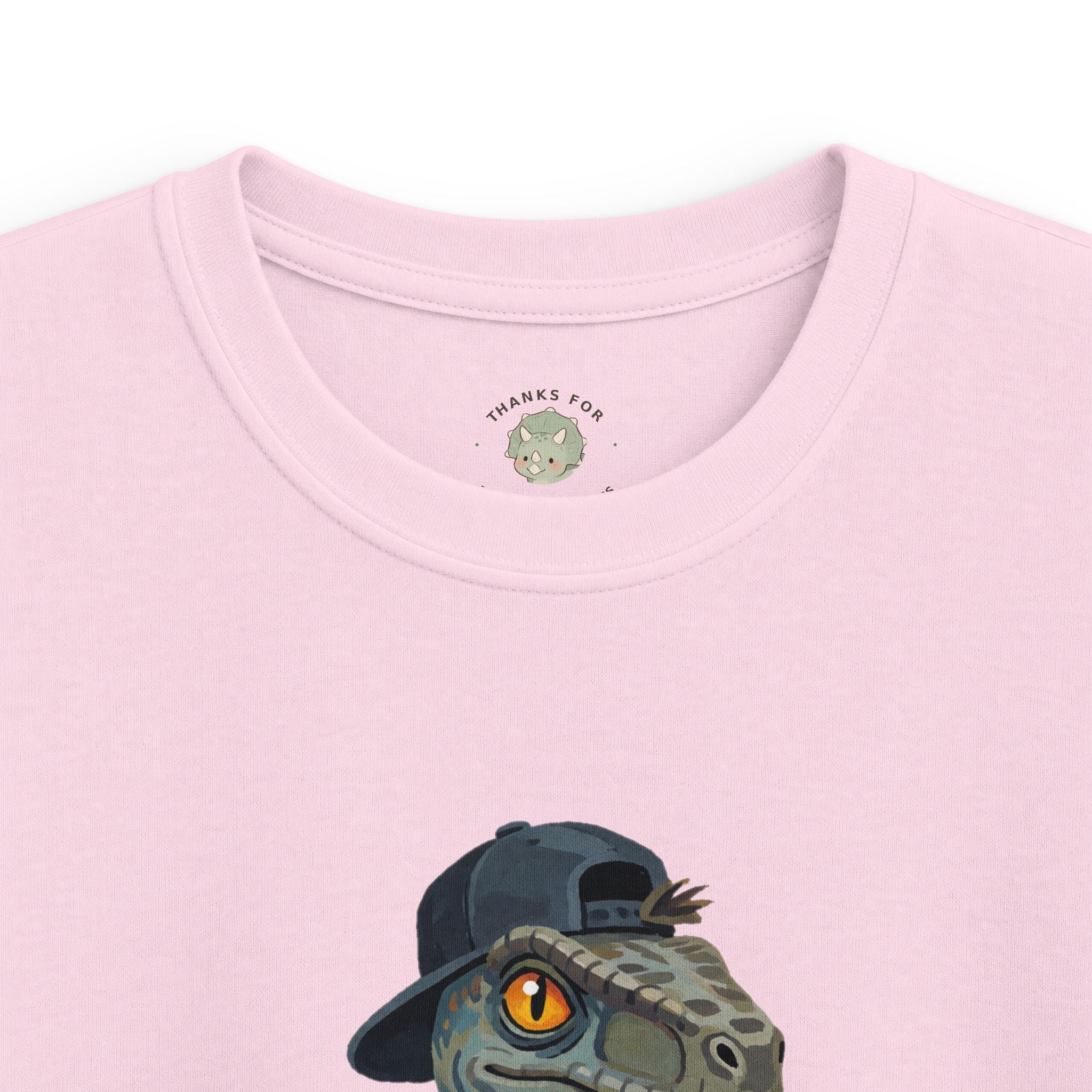 Kids Velocirapper T-Shirt — Funny Rapper Raptor Dinosaur Graphic Tee