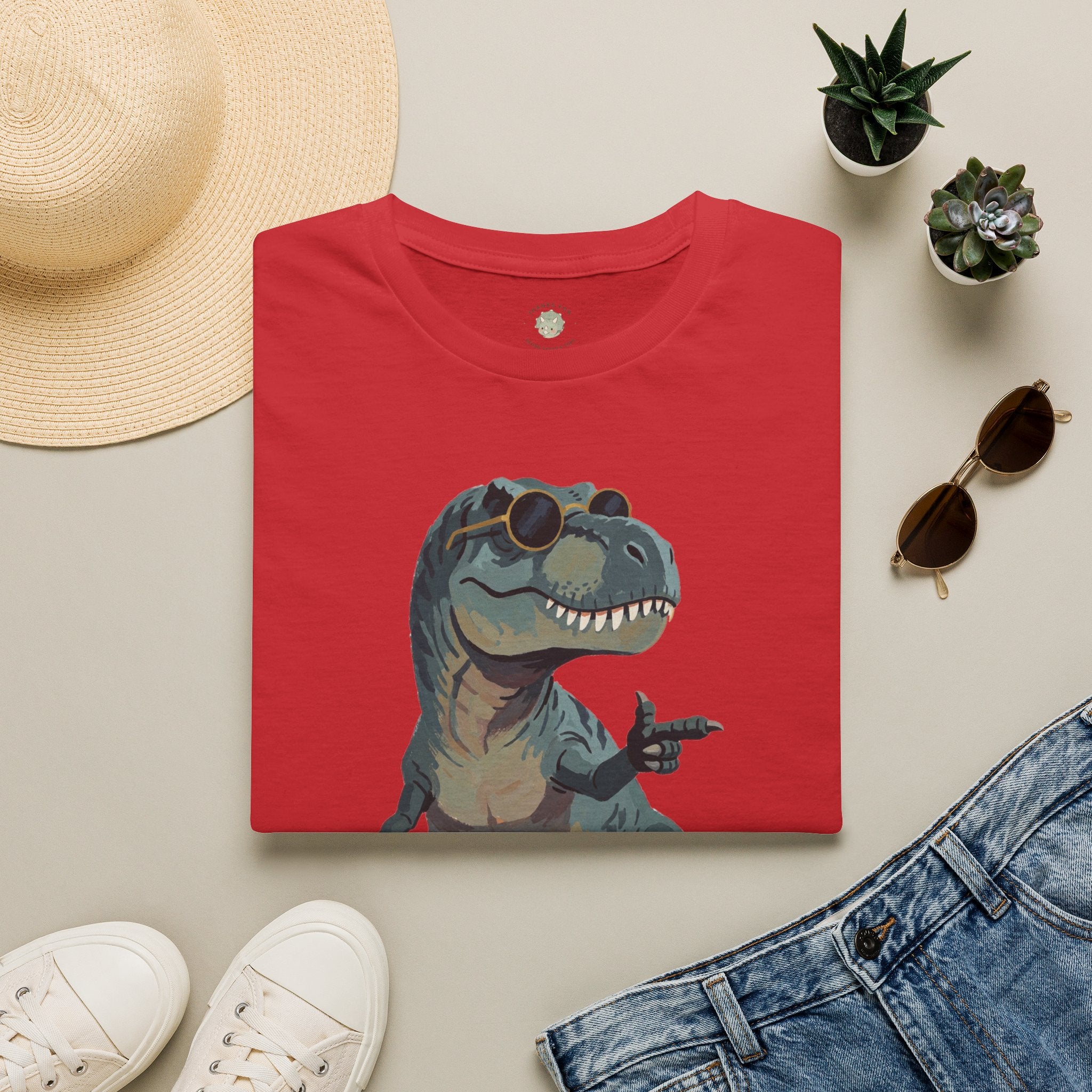 Big Dino Energy T-Shirt — Funny Confident Cool Dinosaur Graphic Tee