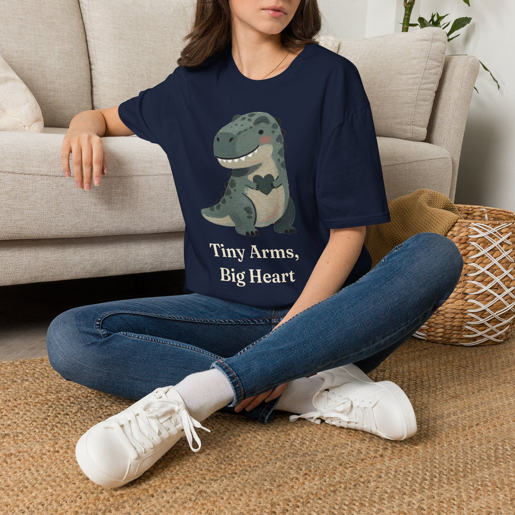 Tiny Arms, Big Heart T-Shirt — Cute Sweet T-Rex Love Graphic Tee