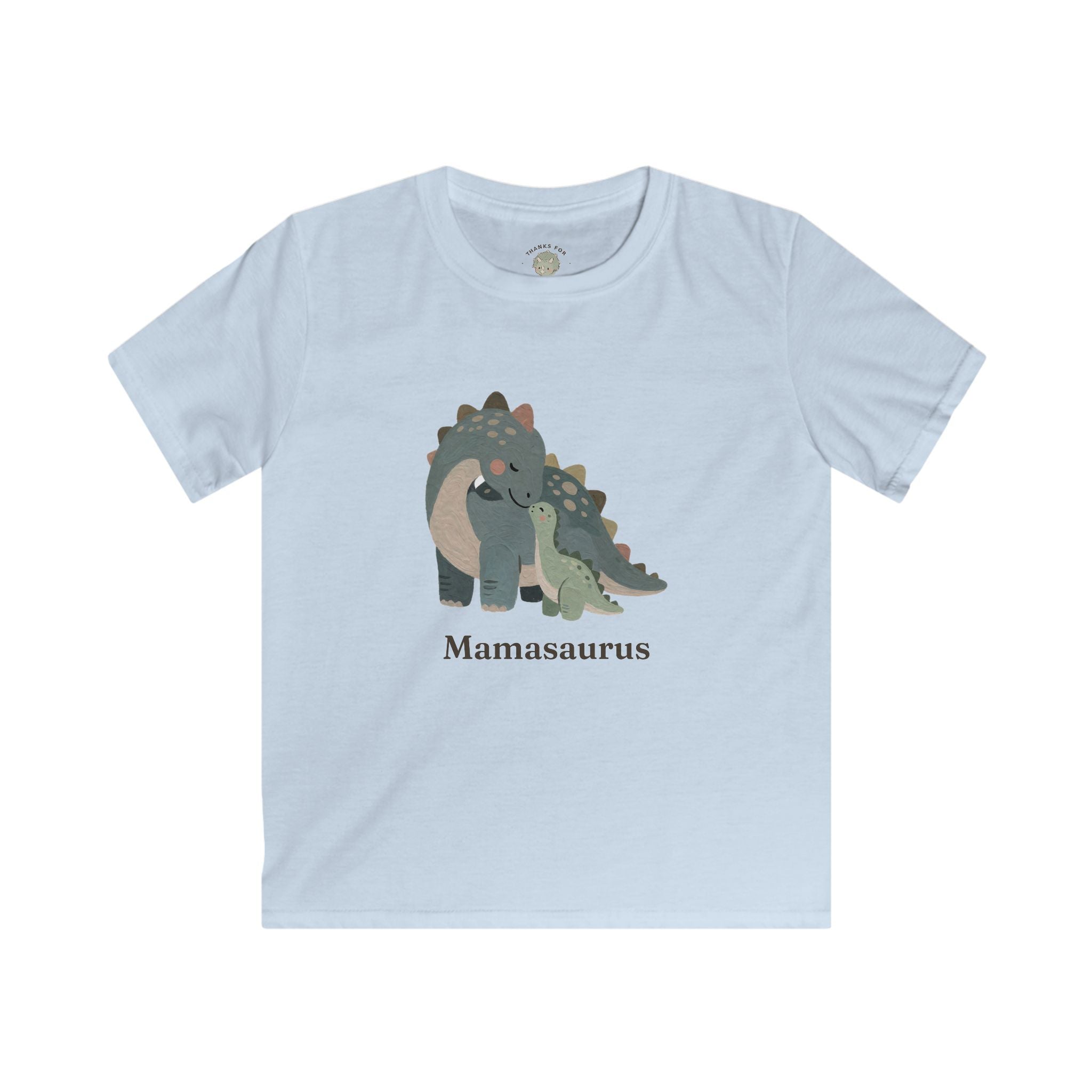 Kids Mamasaurus T-Shirt — Cute Dinosaur Mom Mother's Day Graphic Tee