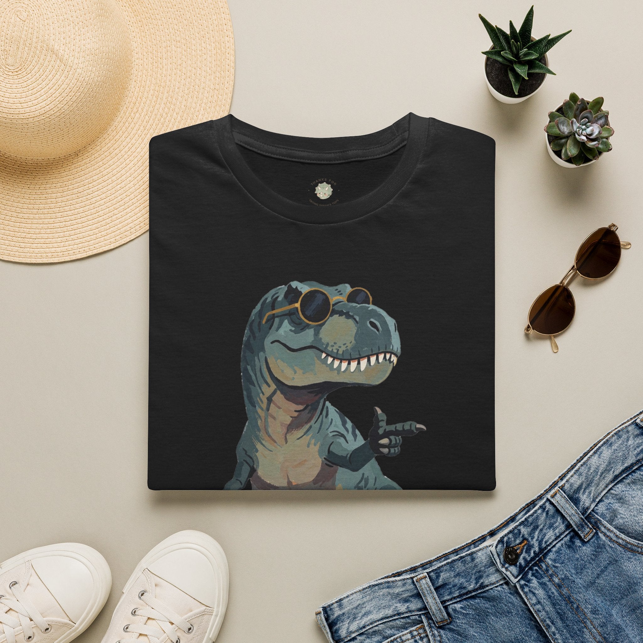 Big Dino Energy T-Shirt — Funny Confident Cool Dinosaur Graphic Tee