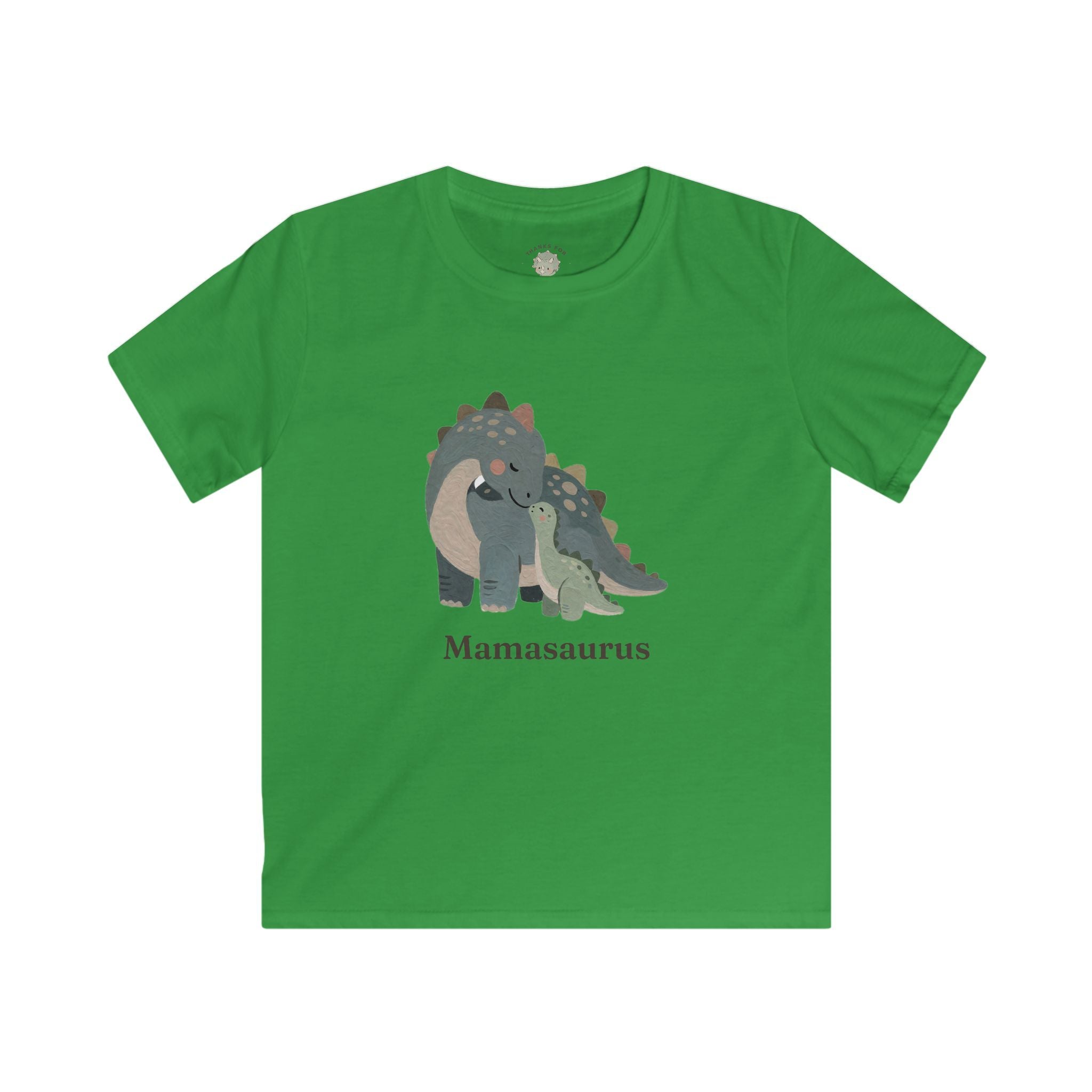 Kids Mamasaurus T-Shirt — Cute Dinosaur Mom Mother's Day Graphic Tee