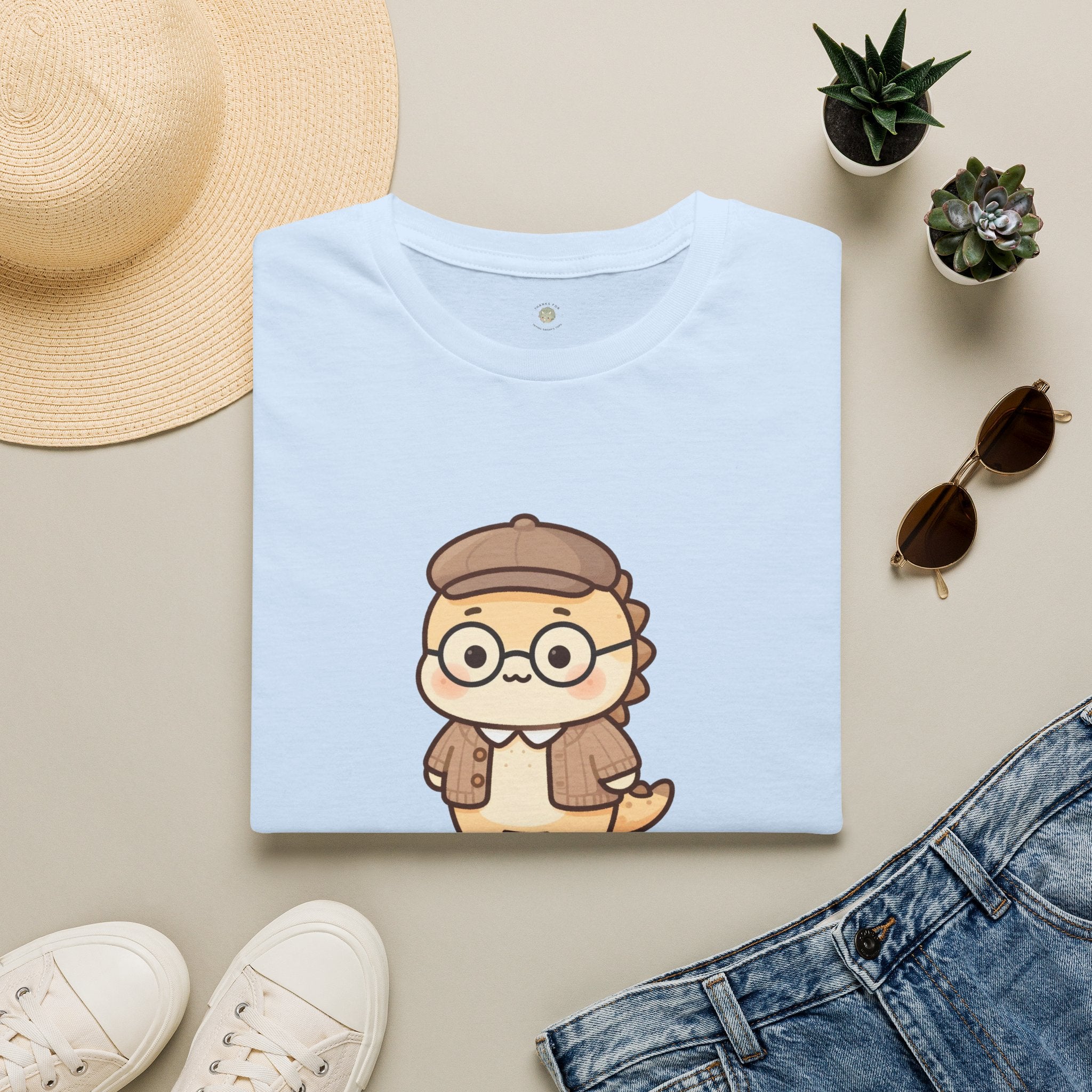 Personalized Grandpa Dinosaur T-Shirt — Custom Name Gift Tee