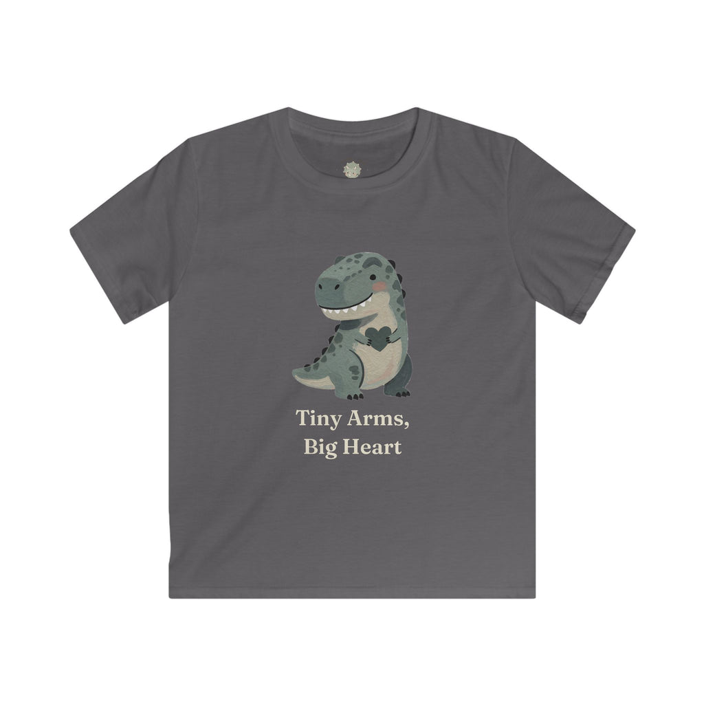Kids Tiny Arms, Big Heart T-Shirt — Cute Sweet T-Rex Love Graphic Tee