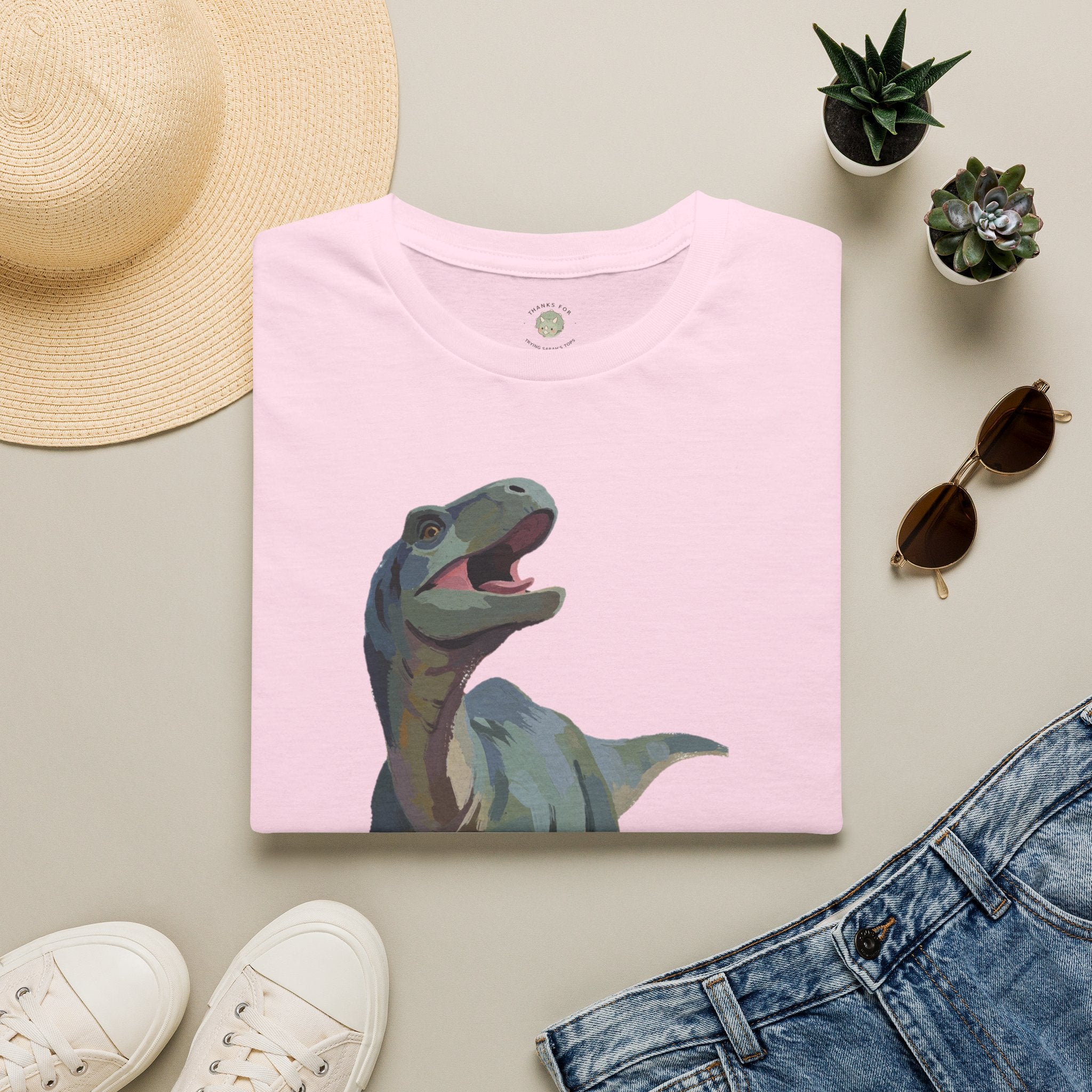 Prehysterical T-Shirt — Funny Laughing Dinosaur Pun Graphic Tee