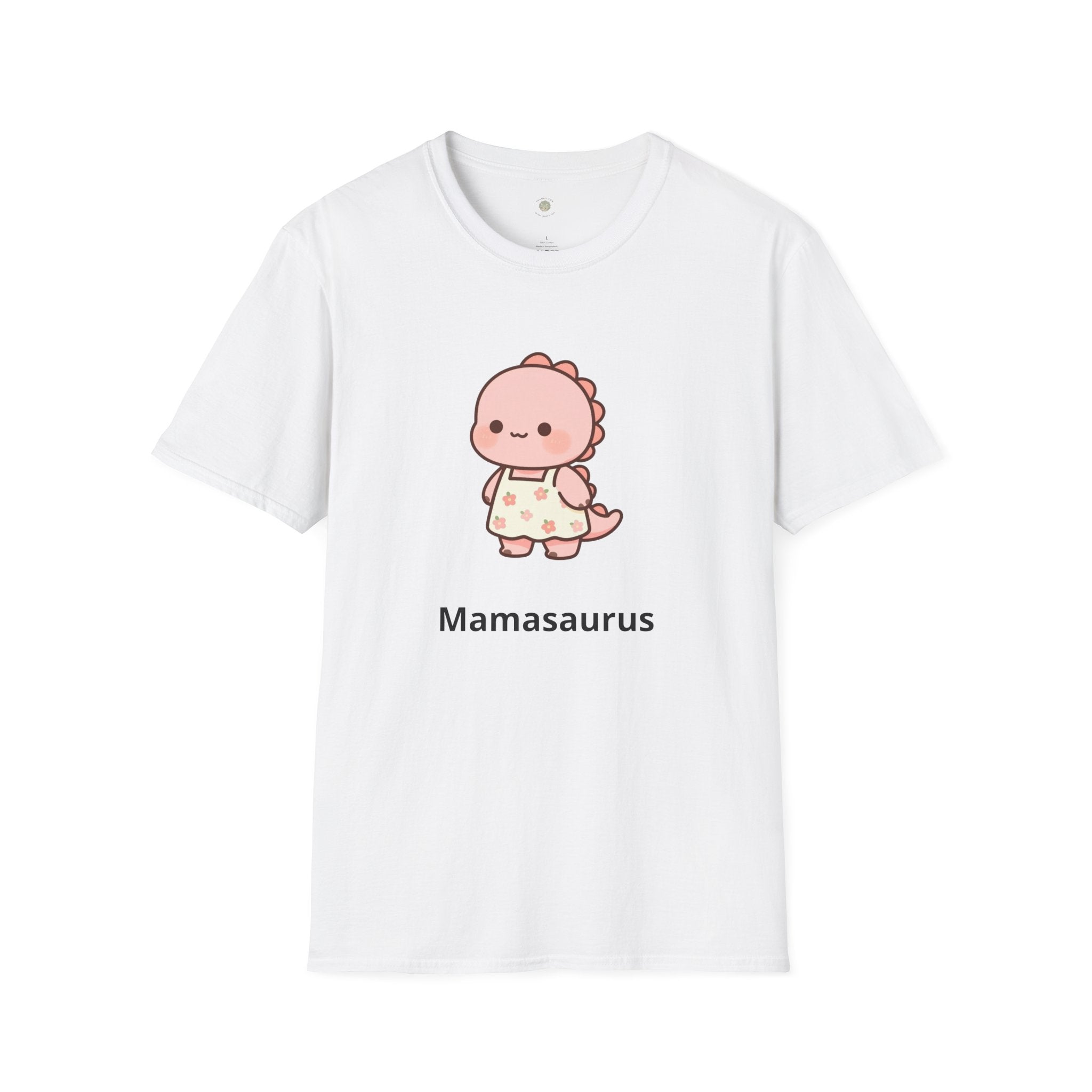 Personalized Mama Dinosaur T-Shirt — Custom Name Mom Tee