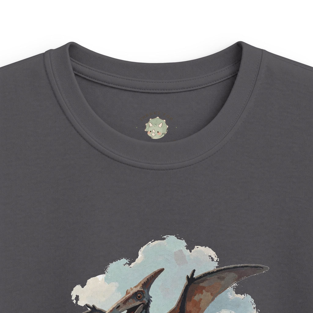 Kids Dino-Soar T-Shirt — Cute Flying Pterodactyl Pun Graphic Tee