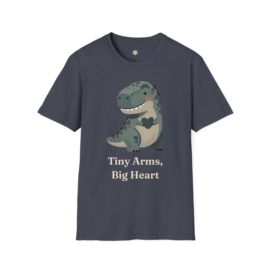 Tiny Arms, Big Heart T-Shirt — Cute Sweet T-Rex Love Graphic Tee
