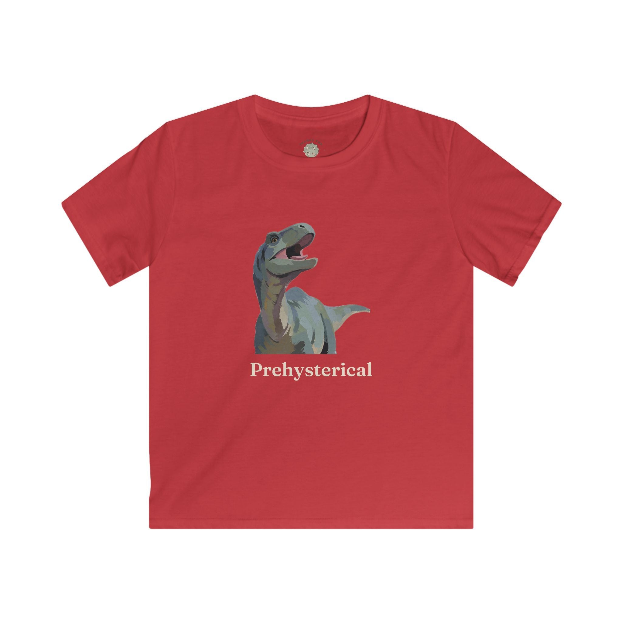 Kids Prehysterical T-Shirt — Funny Laughing Dinosaur Pun Graphic Tee