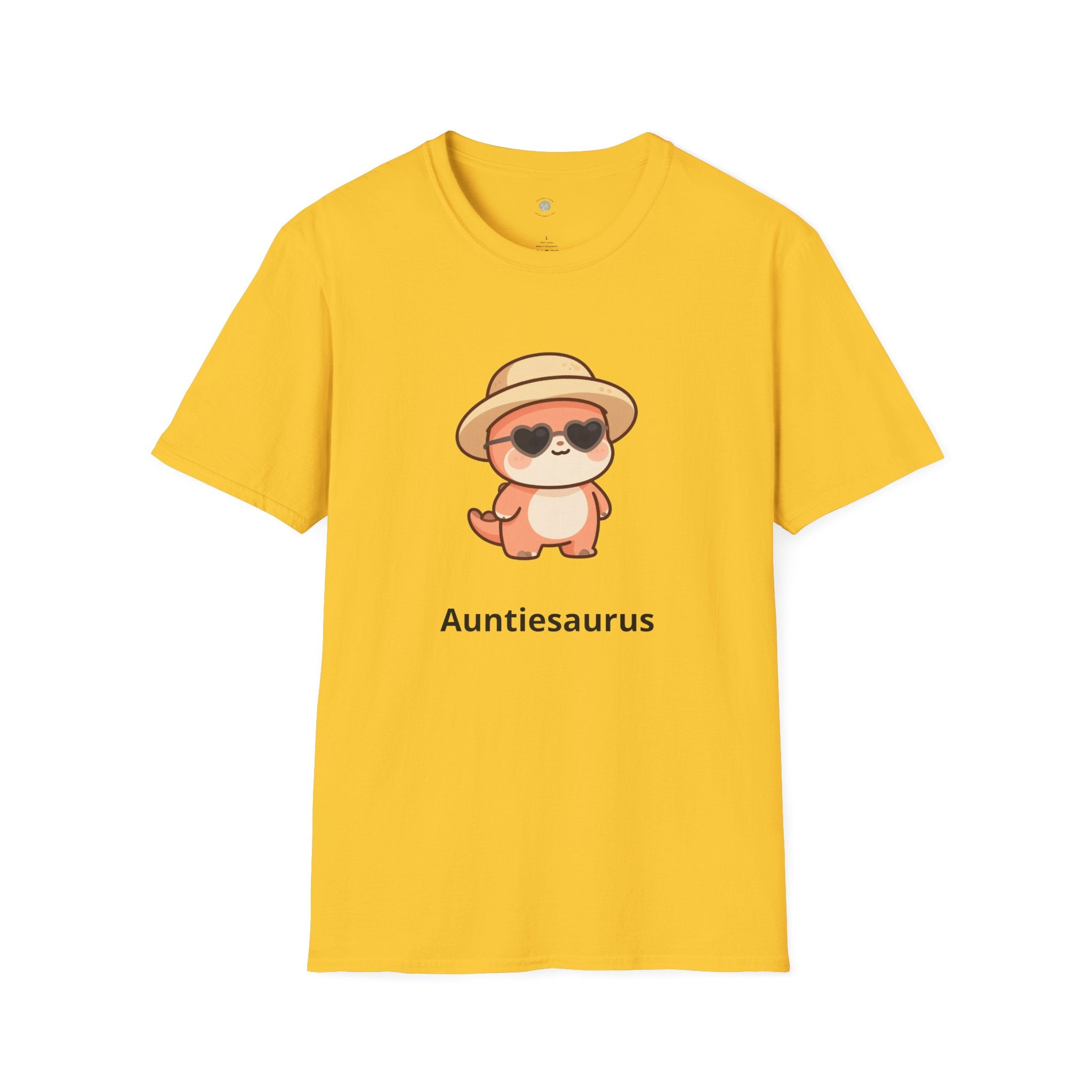 Personalized Auntie Dinosaur T-Shirt — Custom Name Gift Tee