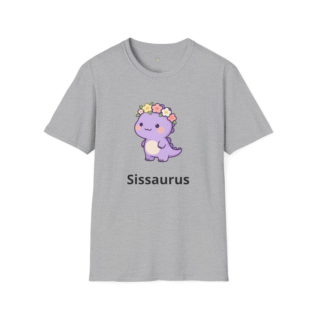 Personalized Big Sister Dinosaur T-Shirt — Custom Name Tee