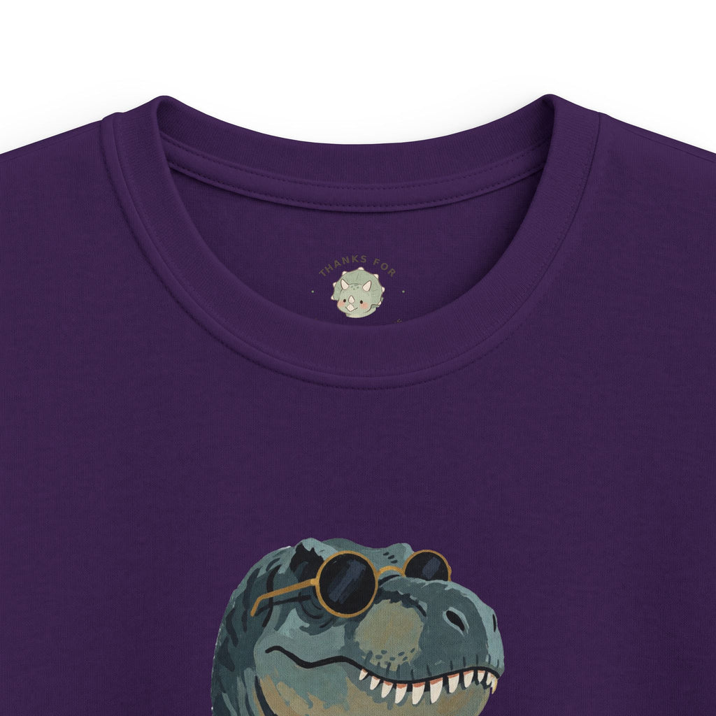 Kids Big Dino Energy T-Shirt — Funny Confident Cool Dinosaur Graphic Tee