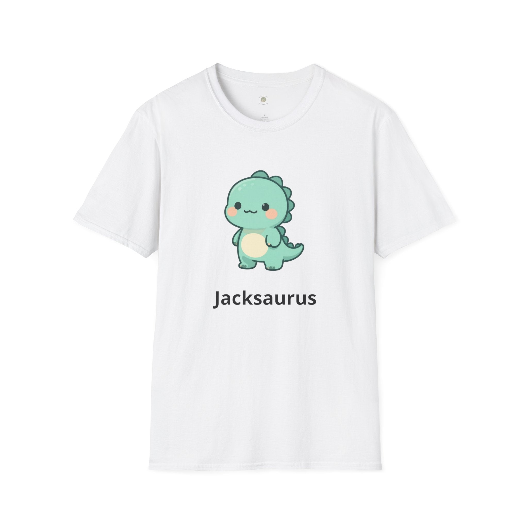 Personalized Boy Dinosaur T-Shirt — Custom Name Dino Tee